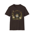 Cat Portrait T-Shirt – Vintage Floral Tabby Tee