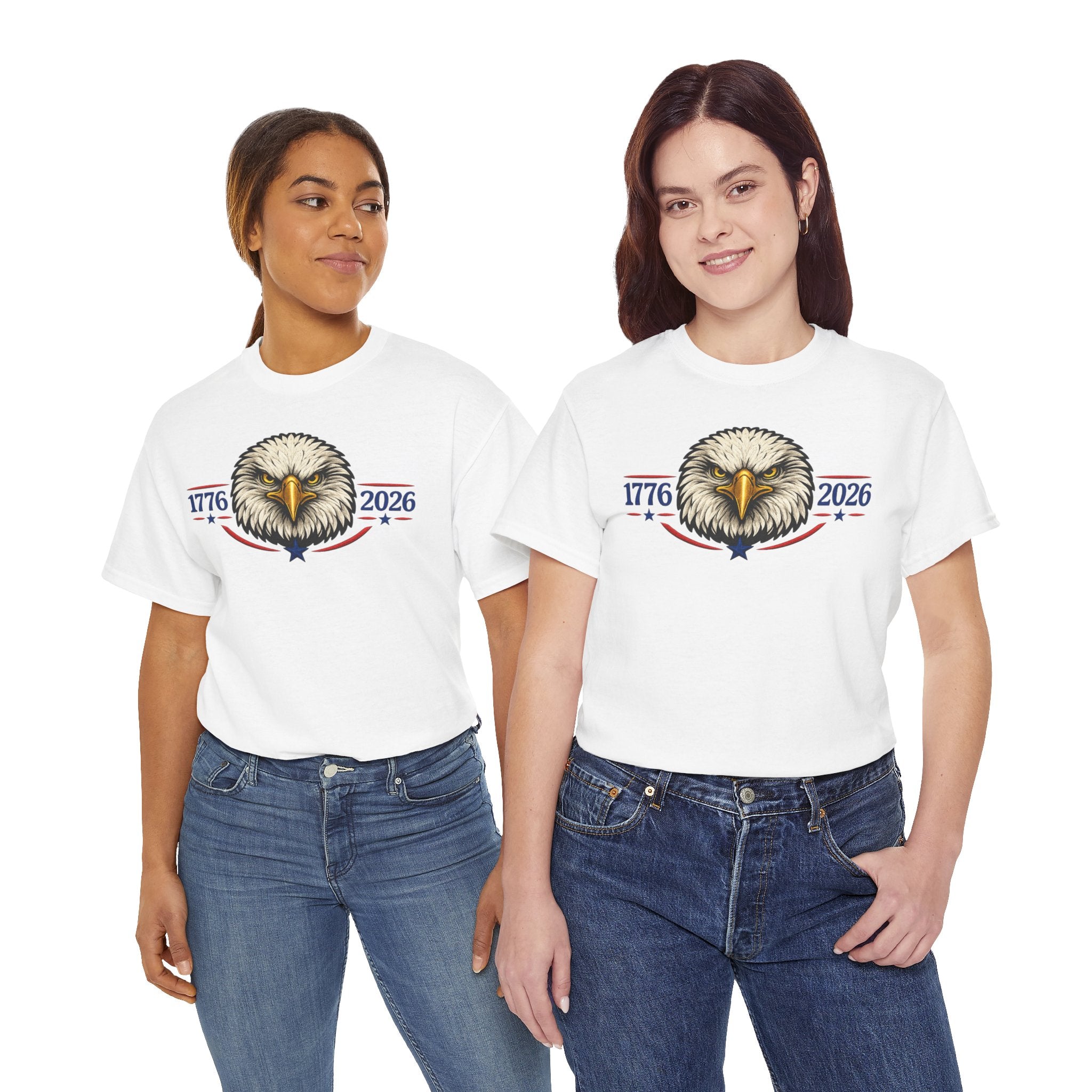 Patriotic Eagle 1776-2026 T-Shirt — American Independence Anniversary Tee