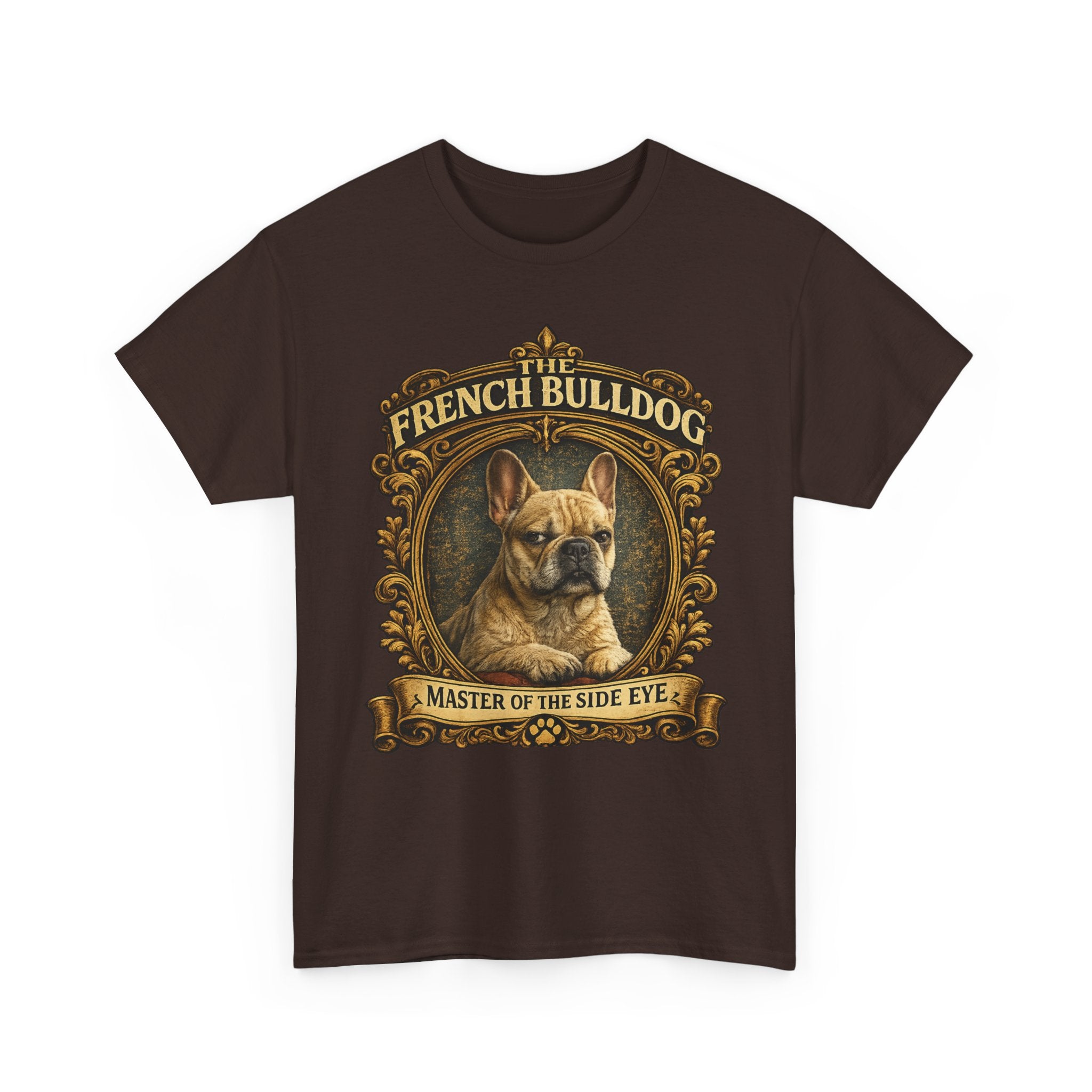French Bulldog T-Shirt — "Master of the Side Eye" Vintage Dog Tee