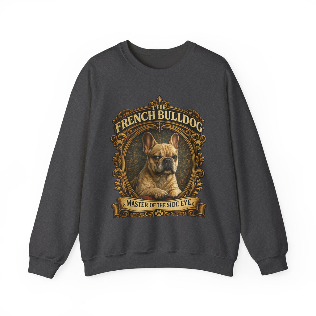 French Bulldog Sweatshirt — "Master of the Side Eye" Vintage-Style Crewneck