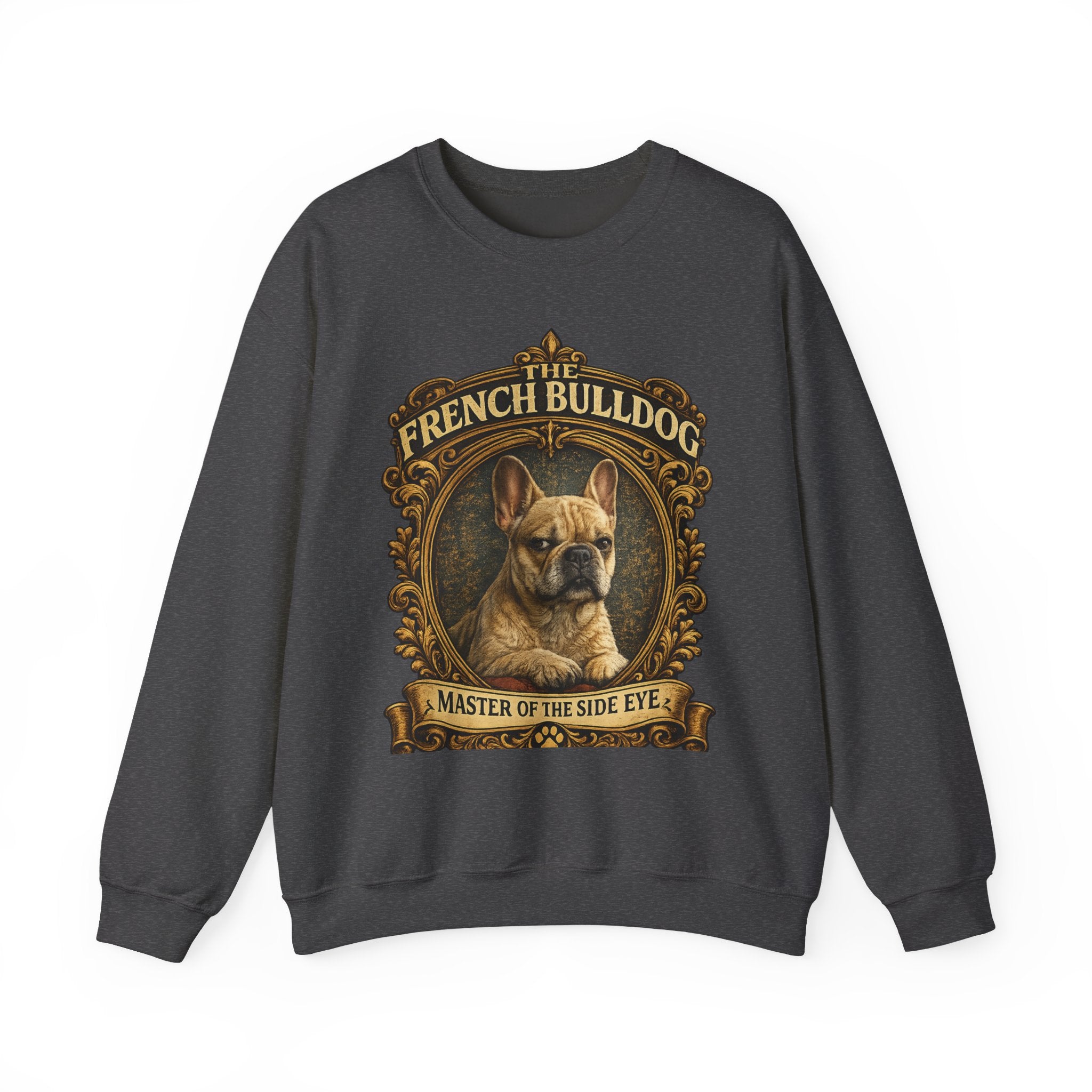 French Bulldog Sweatshirt — "Master of the Side Eye" Vintage-Style Crewneck