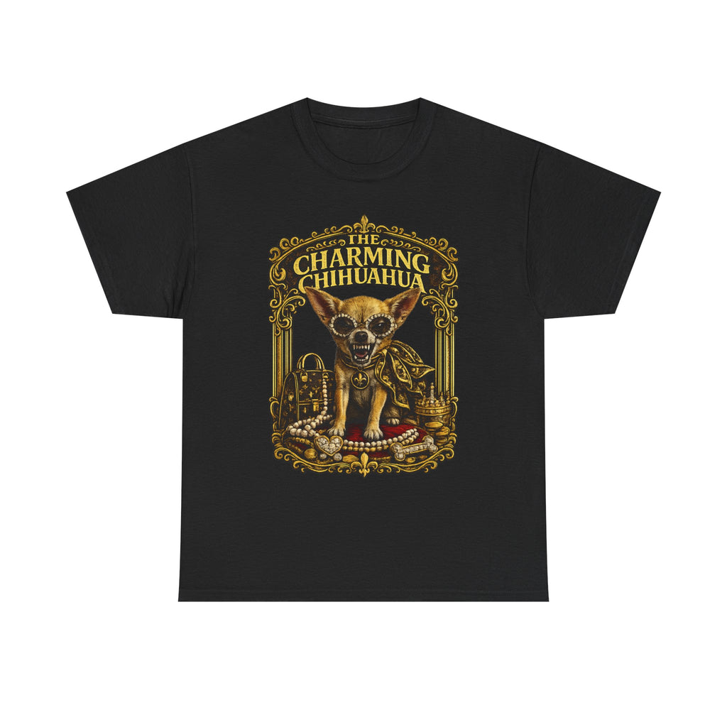 Chihuahua Tee-The Charming Chihuahua T-Shirt — Vintage Pet Portrait Tee