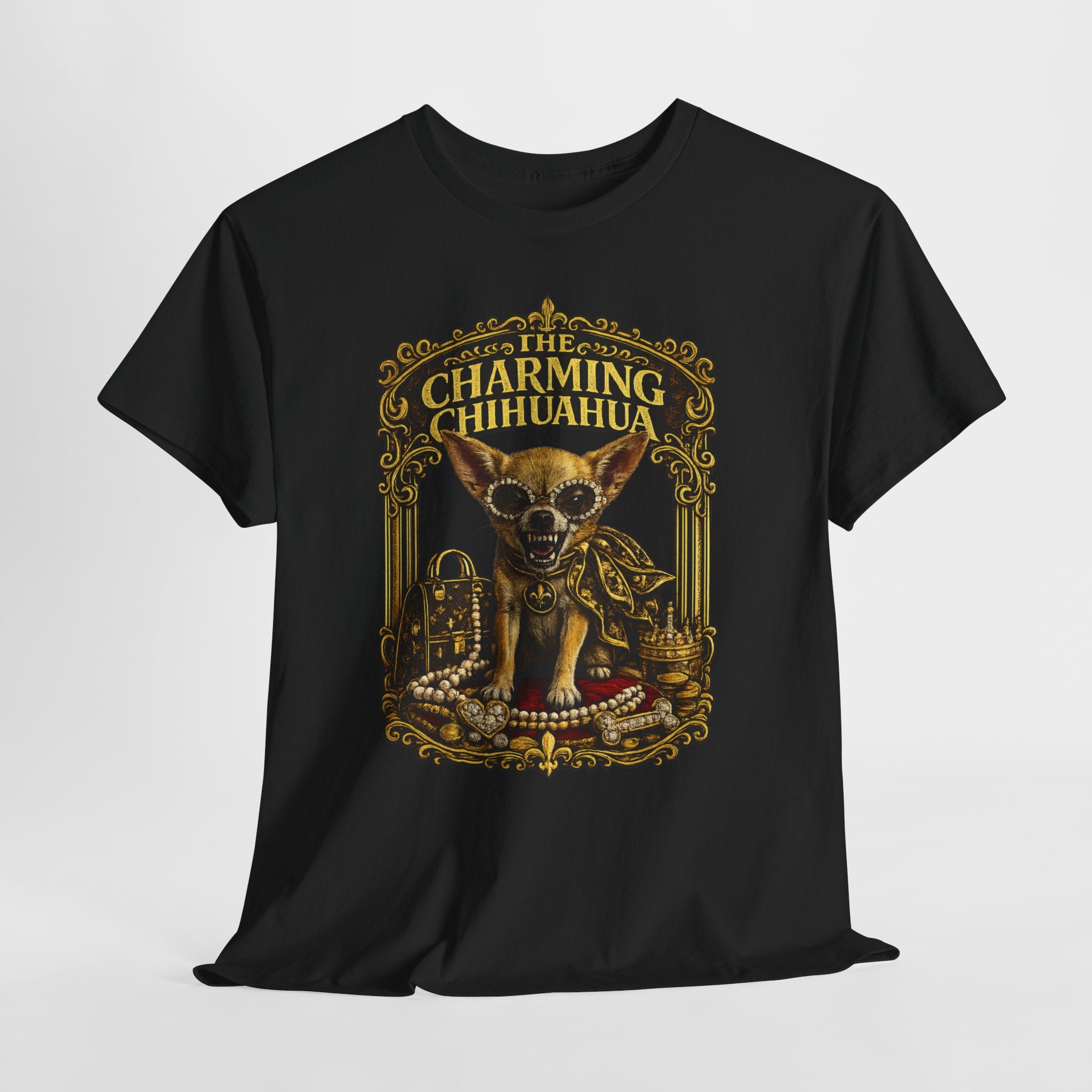 Chihuahua Tee-The Charming Chihuahua T-Shirt — Vintage Pet Portrait Tee