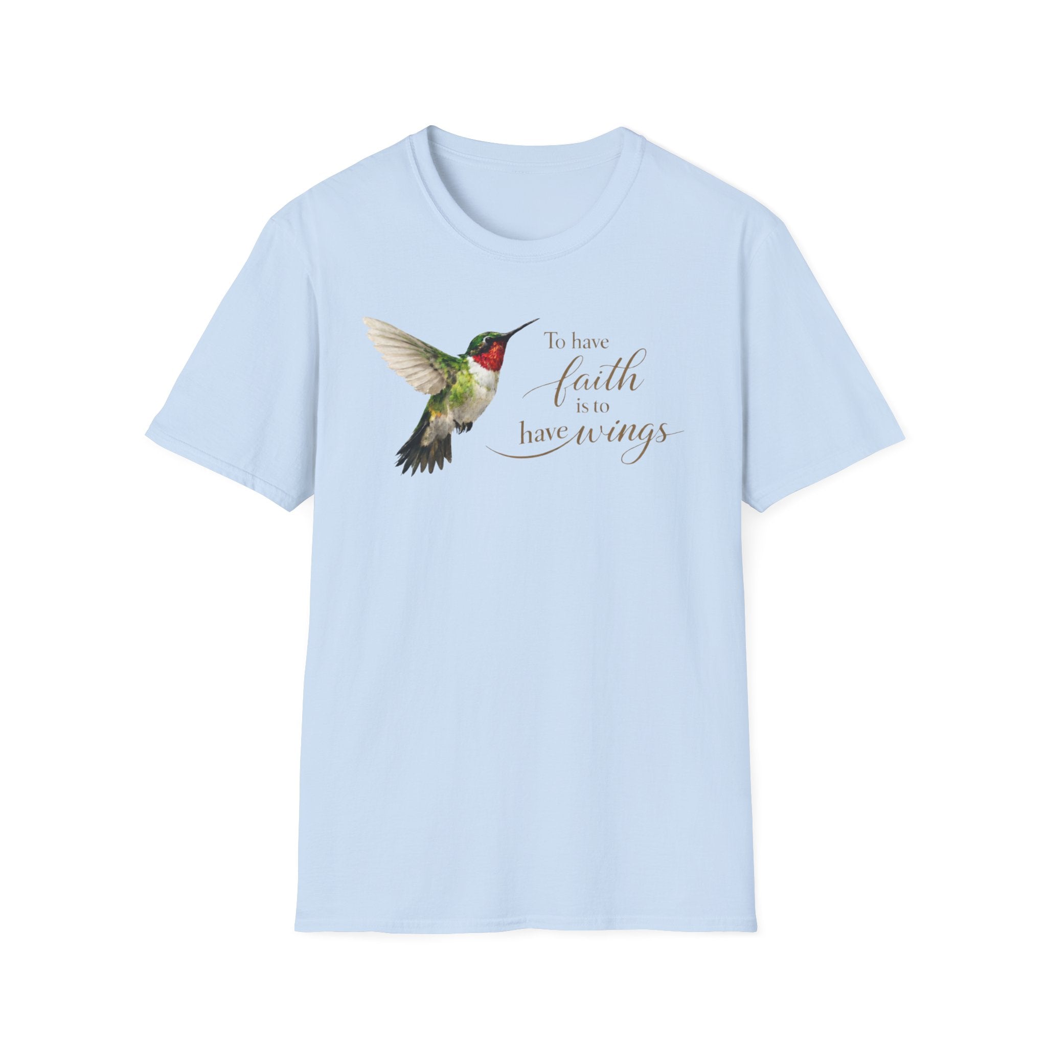 Hummingbird 'To Have Faith Is To Have Wings' T-Shirt