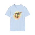 Hummingbird Watercolor T-Shirt — Artistic Bird Nature Tee