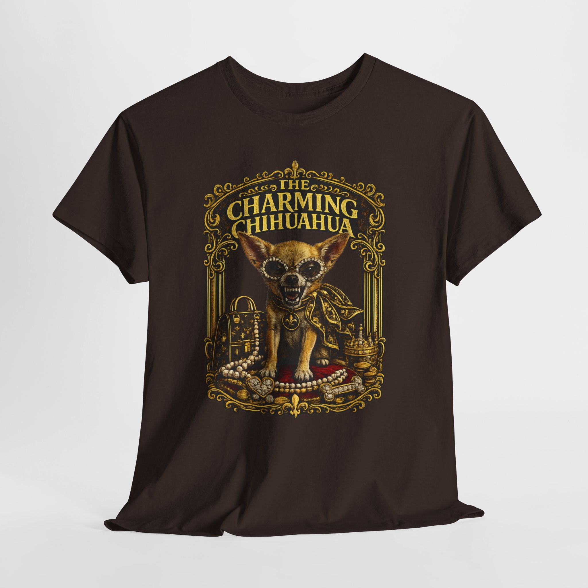 Chihuahua Tee-The Charming Chihuahua T-Shirt — Vintage Pet Portrait Tee