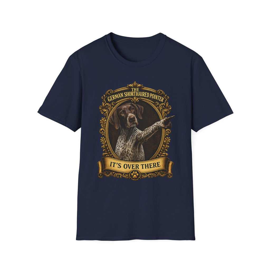 German Shorthaired Pointer T-Shirt – 'It's Over There' Dog Lover Tee