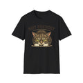 Not Friendly Cat T-Shirt — Grumpy Tabby Graphic Tee for Cat Lovers