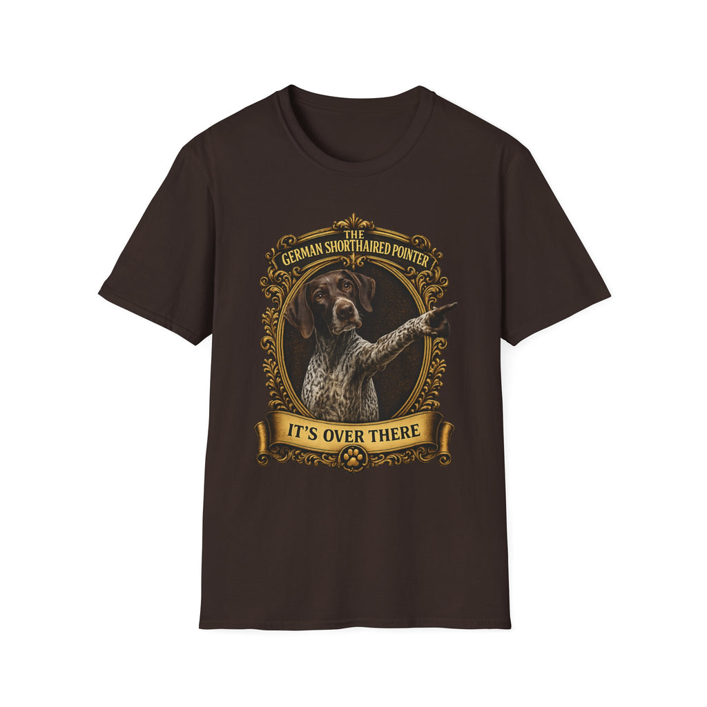 German Shorthaired Pointer T-Shirt – 'It's Over There' Dog Lover Tee
