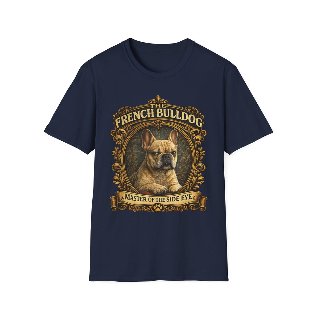 French Bulldog T-Shirt — "The French Bulldog: Master of the Side Eye" Vintage Dog Tee