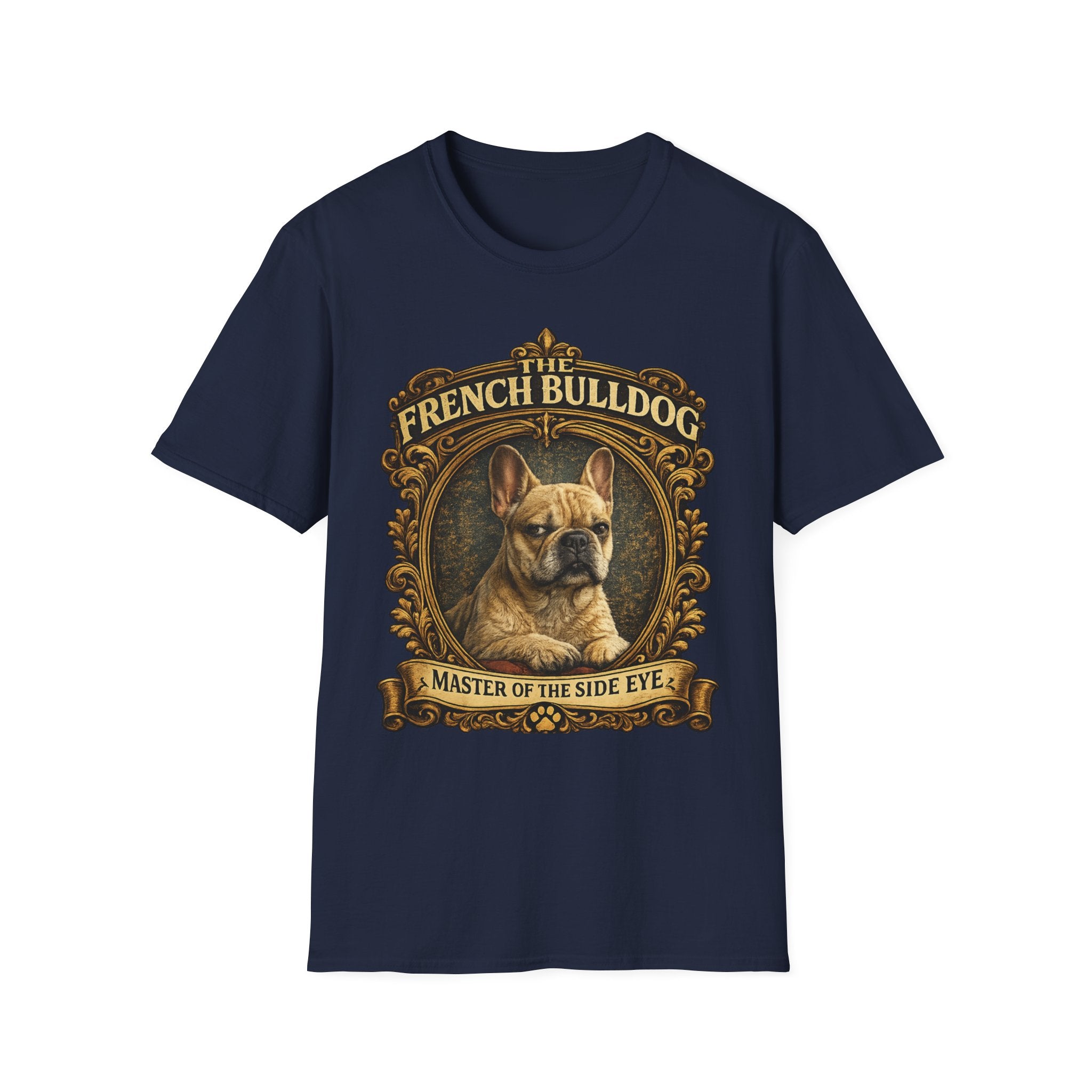 French Bulldog T-Shirt — "The French Bulldog: Master of the Side Eye" Vintage Dog Tee