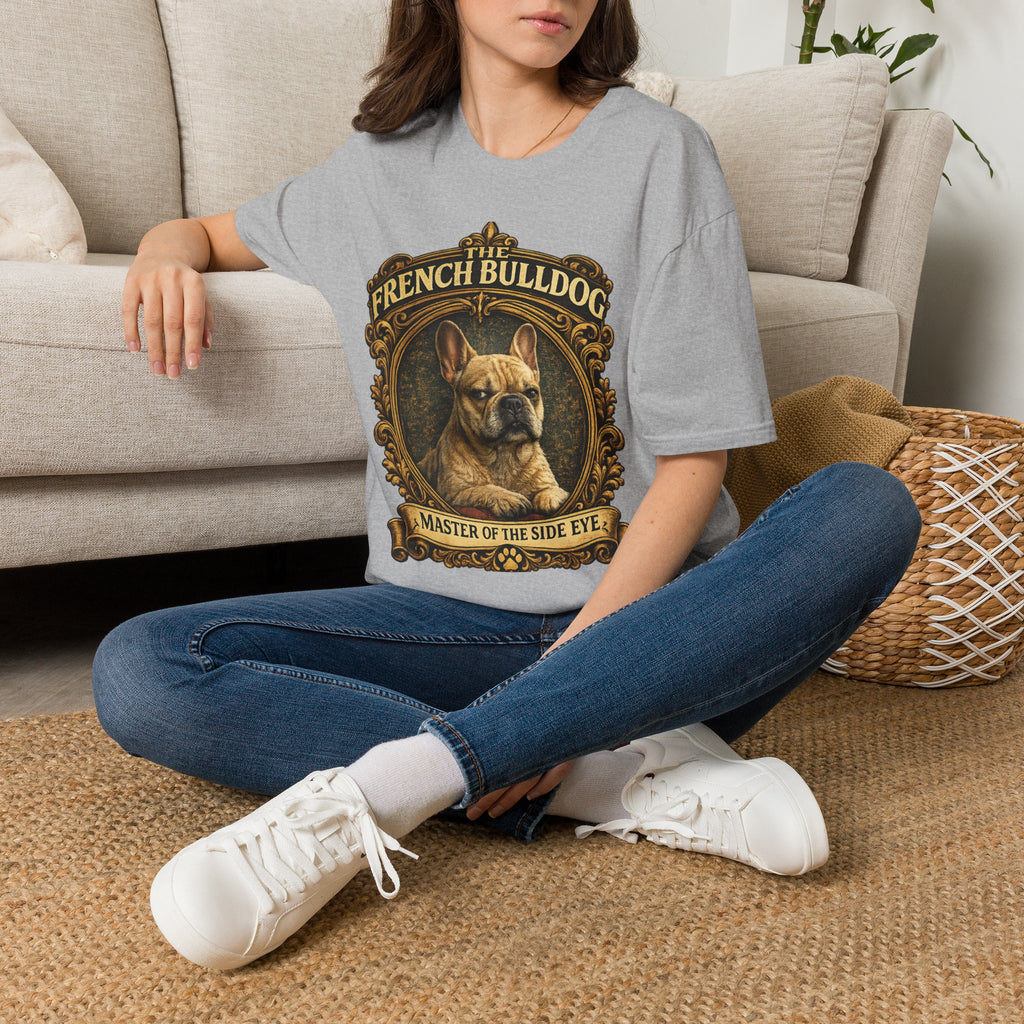 French Bulldog T-Shirt — "The French Bulldog: Master of the Side Eye" Vintage Dog Tee