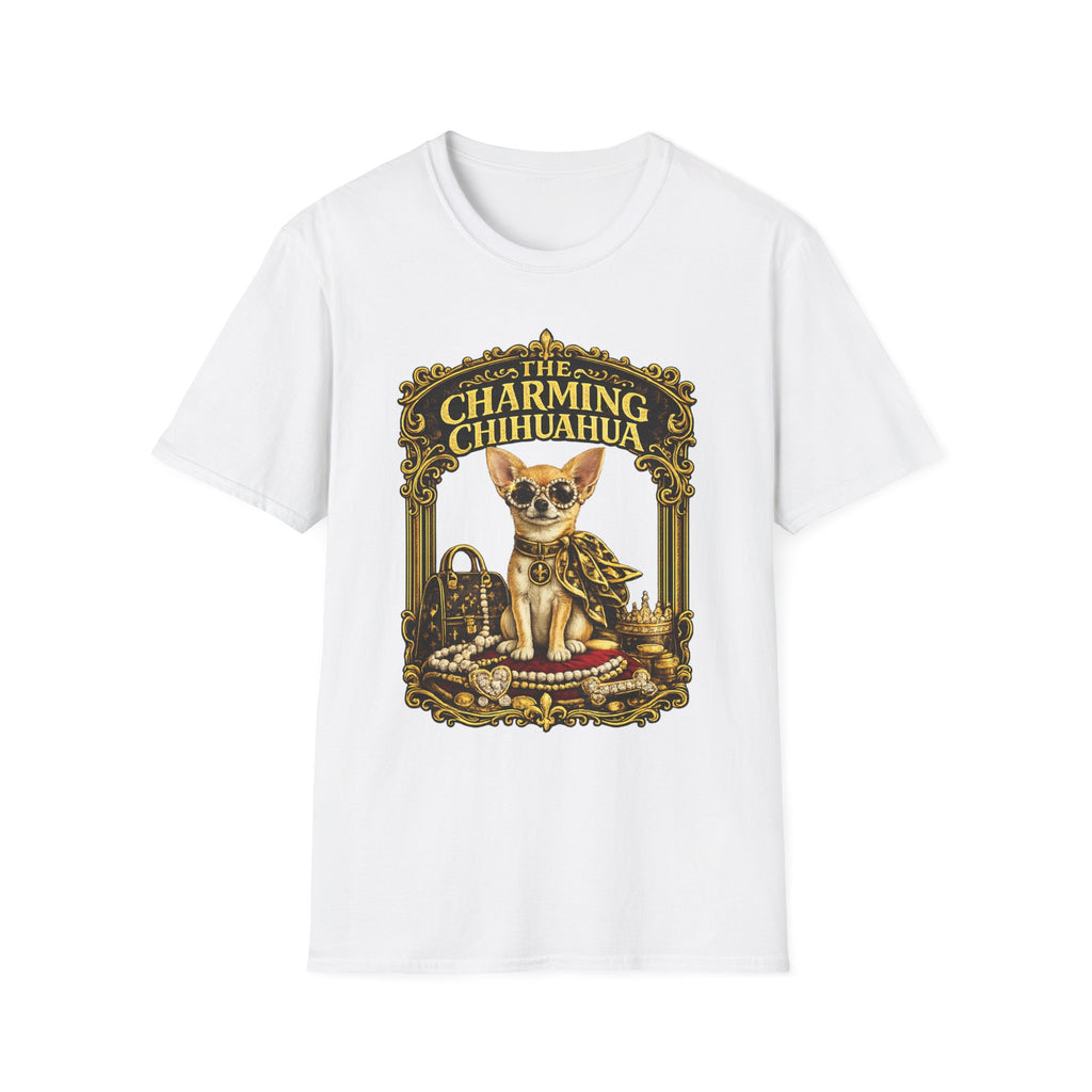 Chihuahua T-Shirt — Vintage "Charming Chihuahua"  Graphic Tee