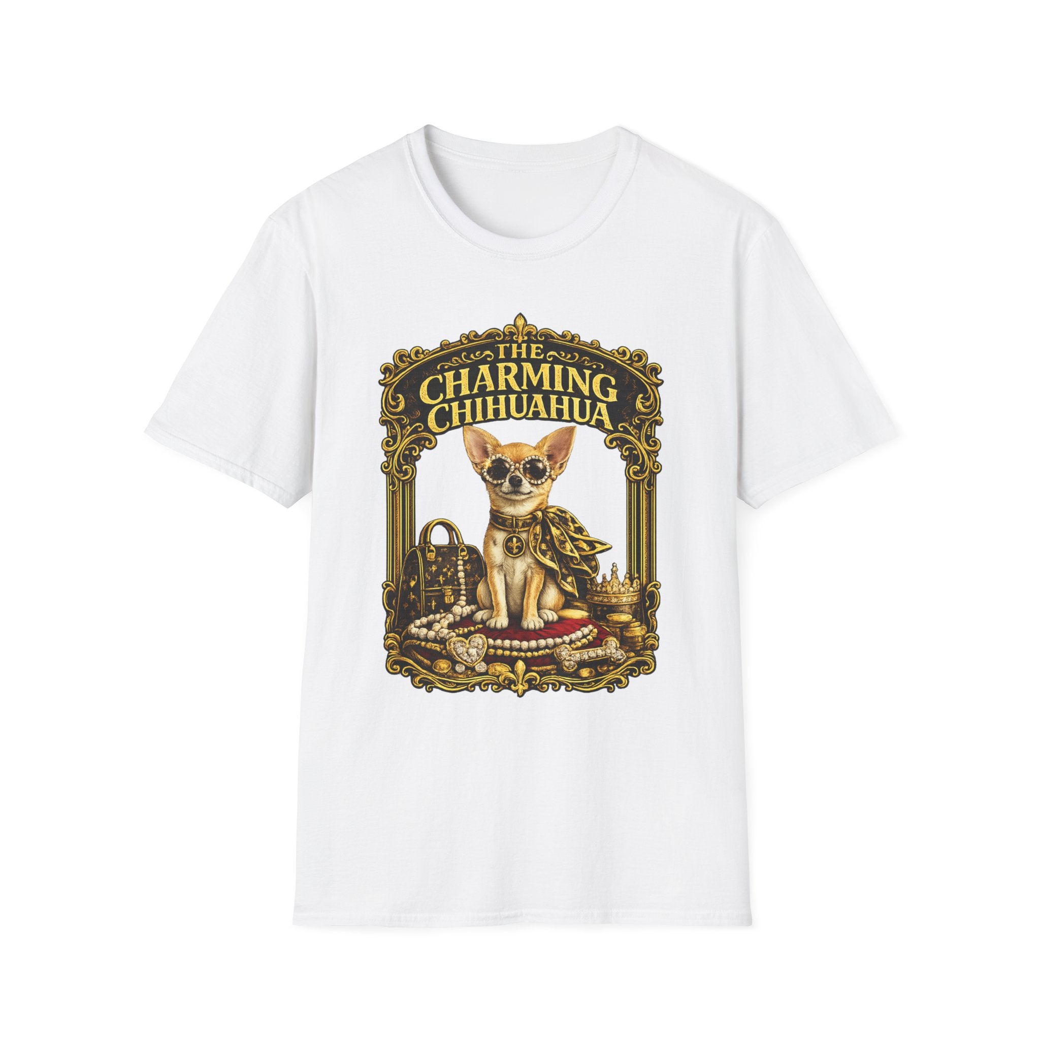 Chihuahua T-Shirt — Vintage "Charming Chihuahua"  Graphic Tee