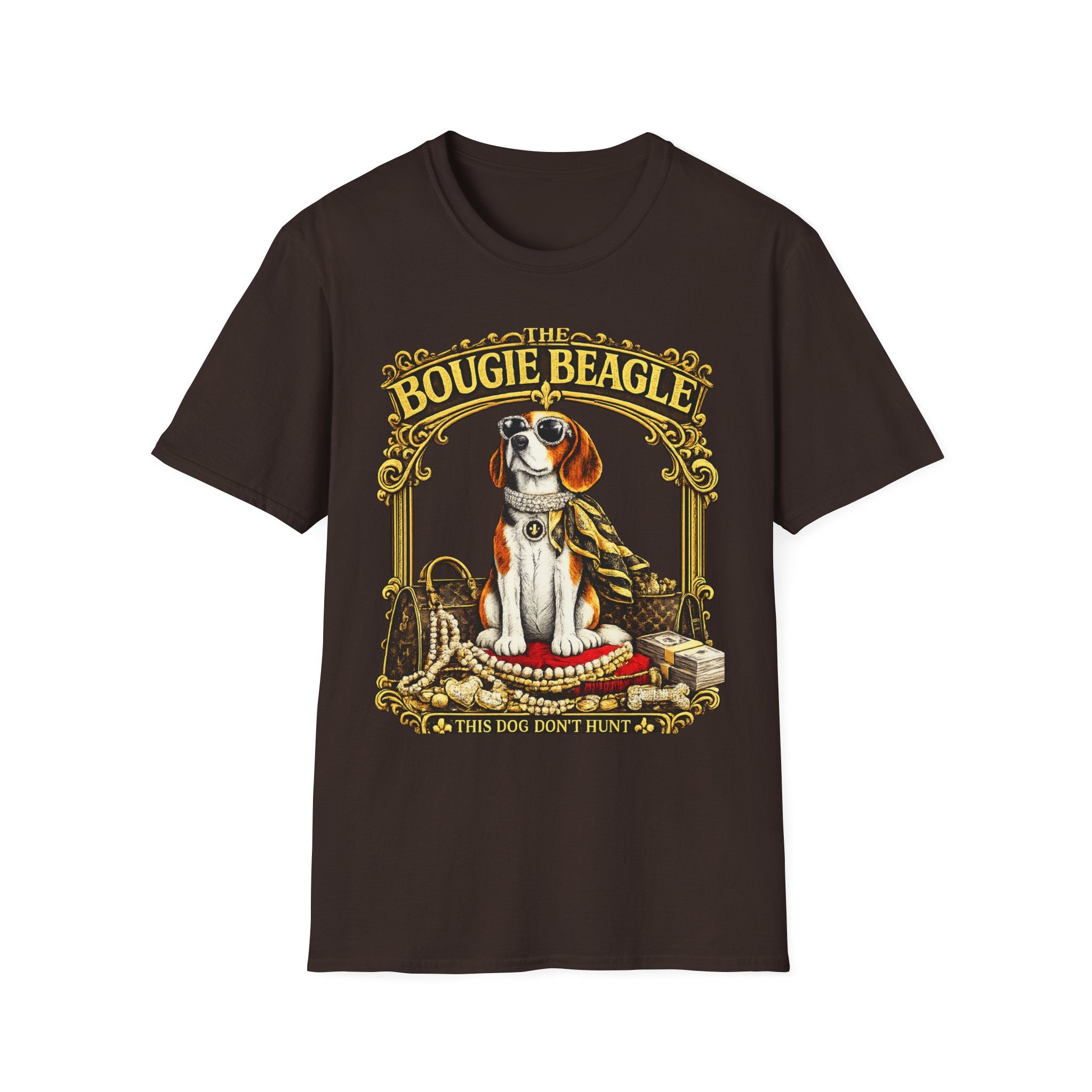 Beagle T-Shirt — Vintage Pampered Dog Graphic Tee