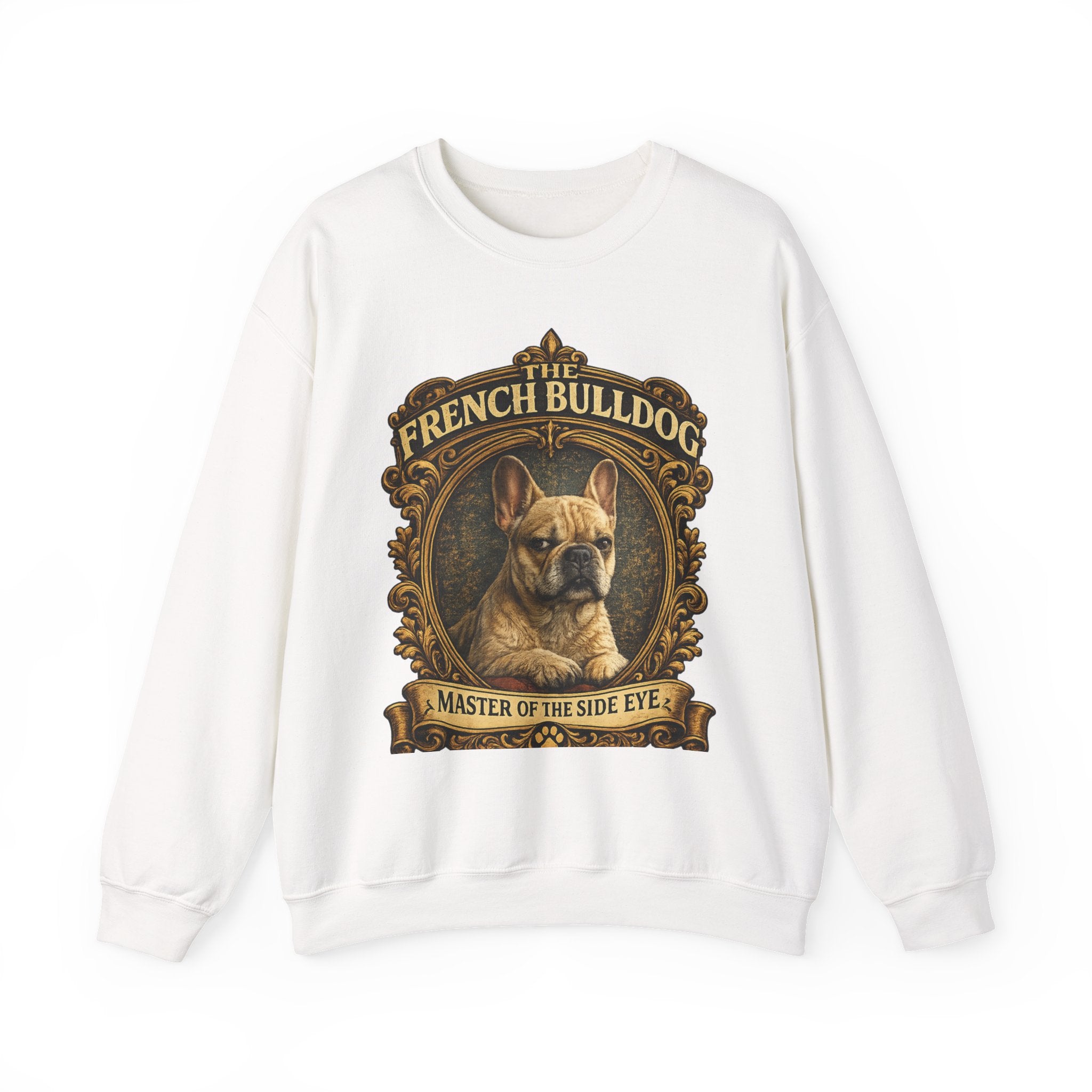 French Bulldog Sweatshirt — "Master of the Side Eye" Vintage-Style Crewneck