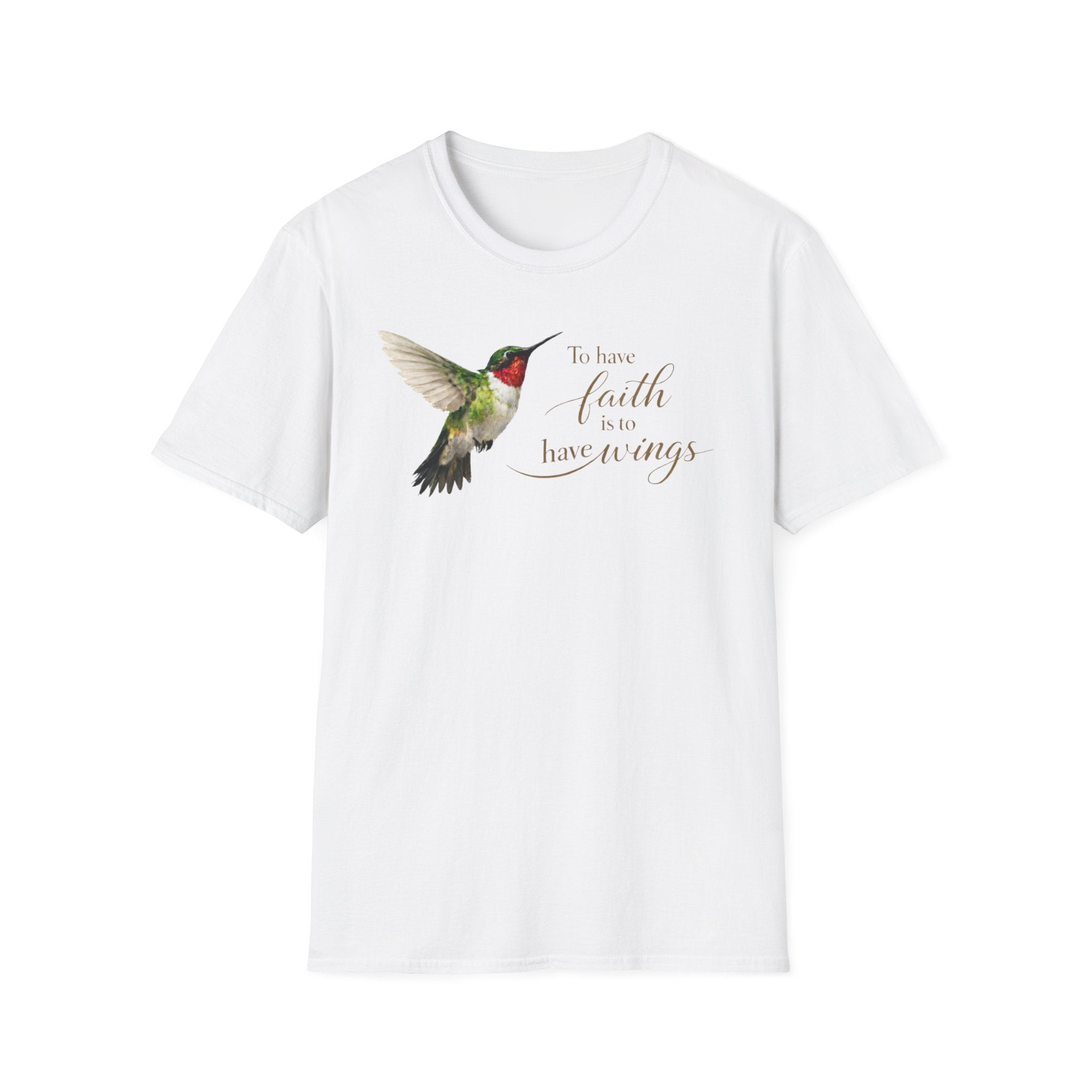 Hummingbird 'To Have Faith Is To Have Wings' T-Shirt