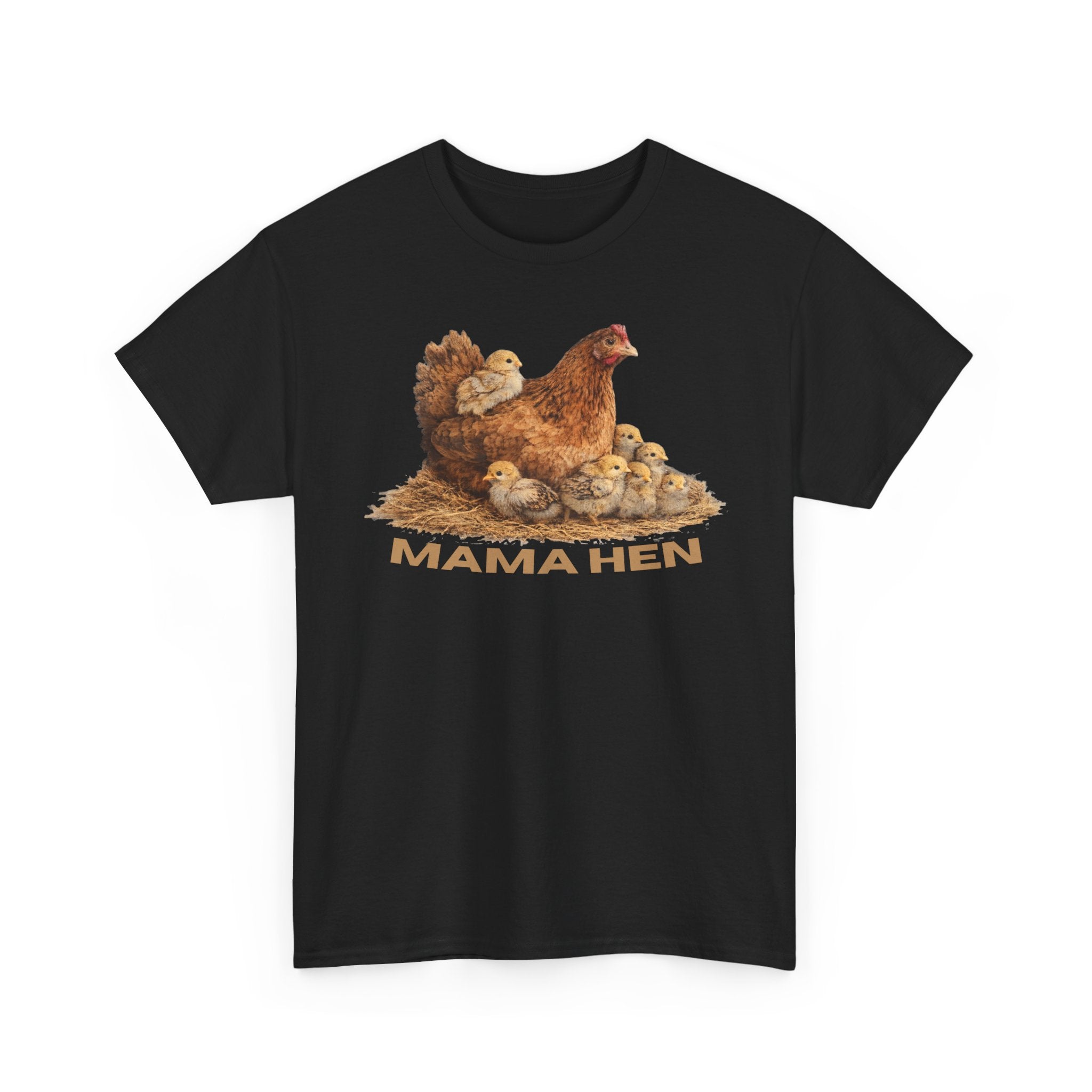 Mama Hen T-Shirt – Vintage Farmhouse Chicken Tee for Moms & Animal Lovers
