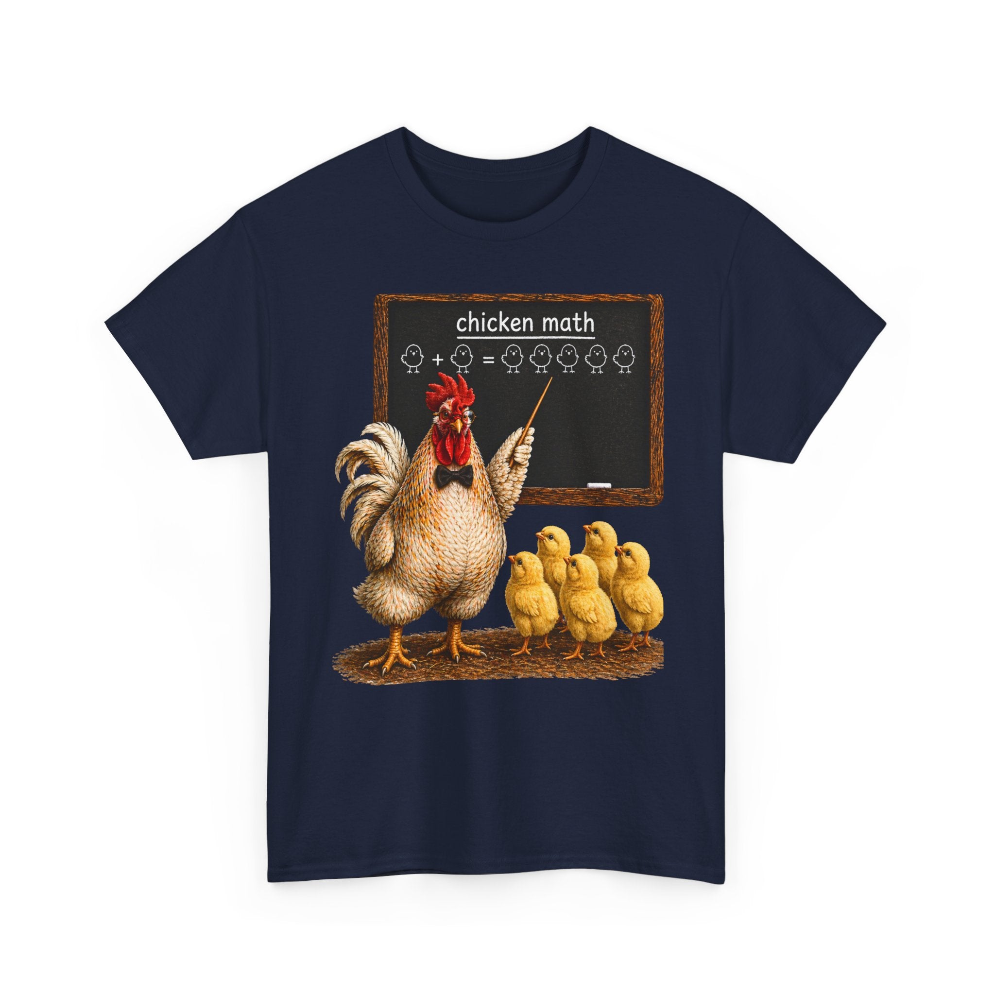 Chicken Math T-Shirt — Funny rooster & Chicks Farm Shirt