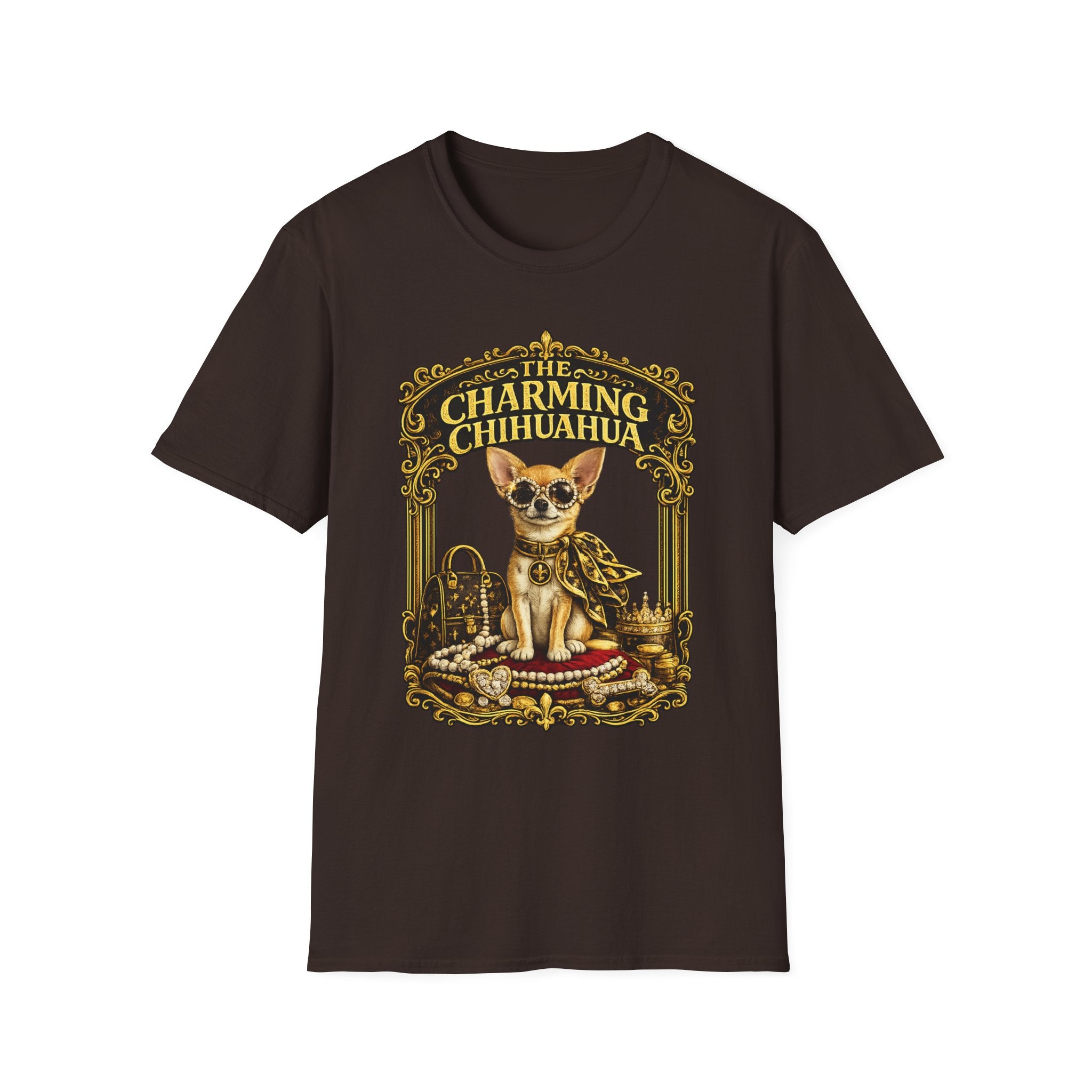 Chihuahua T-Shirt — Vintage "Charming Chihuahua"  Graphic Tee