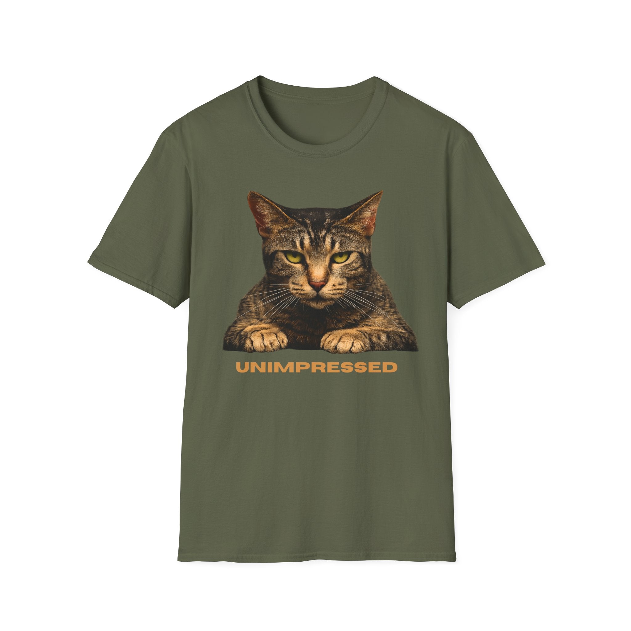 Unimpressed Cat T-Shirt — Funny Grumpy Cat Graphic Tee