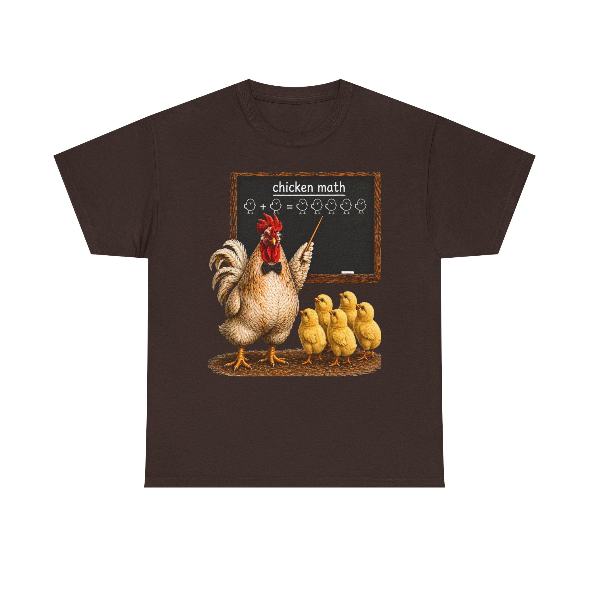 Chicken Math T-Shirt — Funny rooster & Chicks Farm Shirt