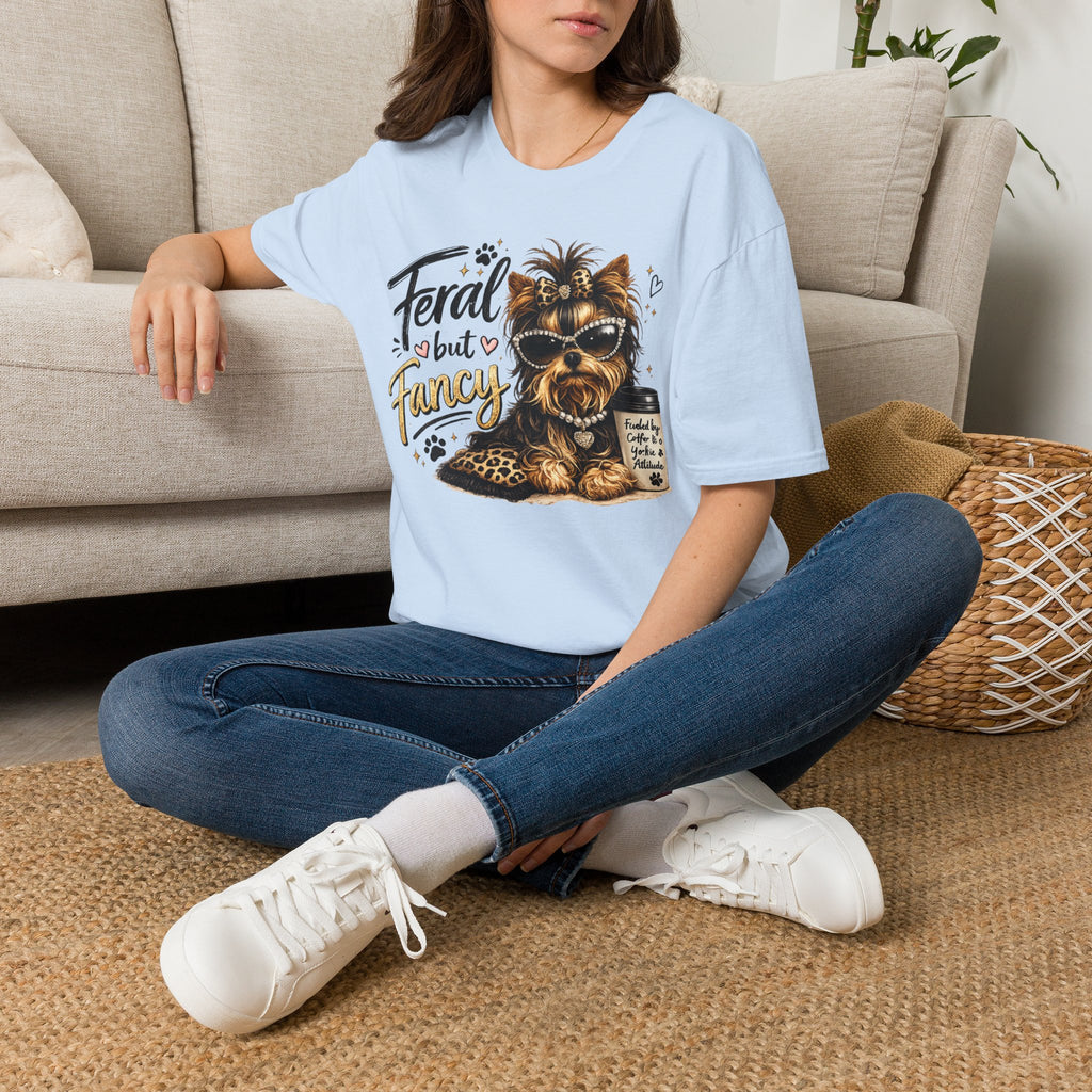 Feral But Fancy Yorkie T‑Shirt