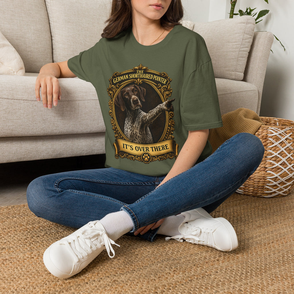 German Shorthaired Pointer T-Shirt – 'It's Over There' Dog Lover Tee