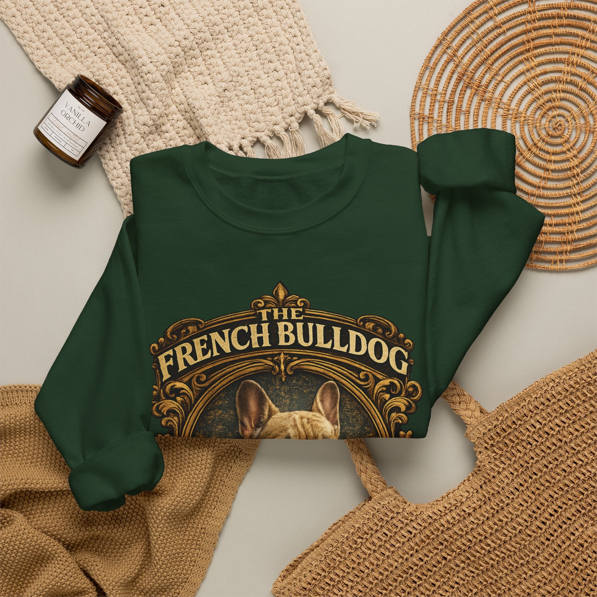 French Bulldog Sweatshirt — "Master of the Side Eye" Vintage-Style Crewneck