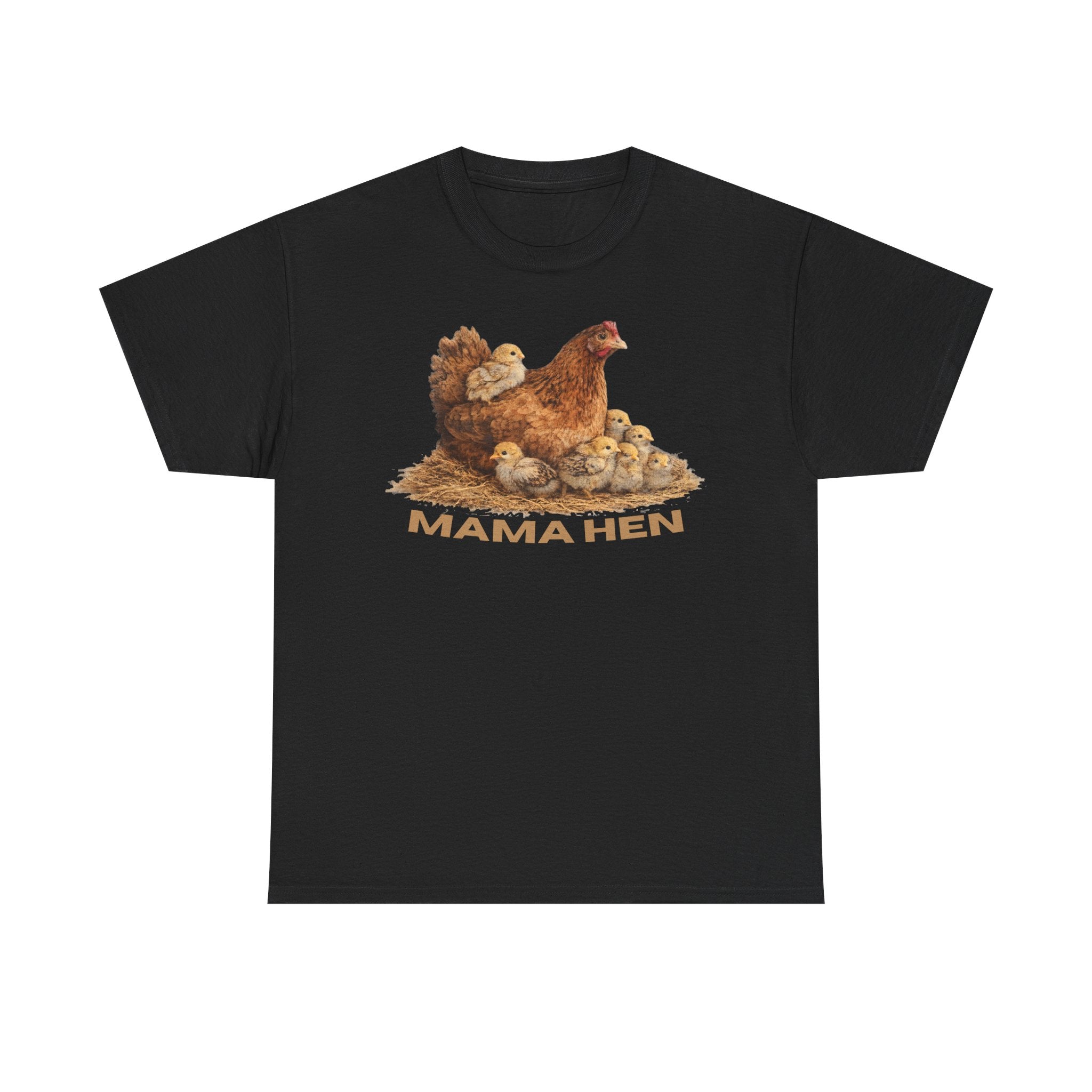 Mama Hen T-Shirt – Vintage Farmhouse Chicken Tee for Moms & Animal Lovers
