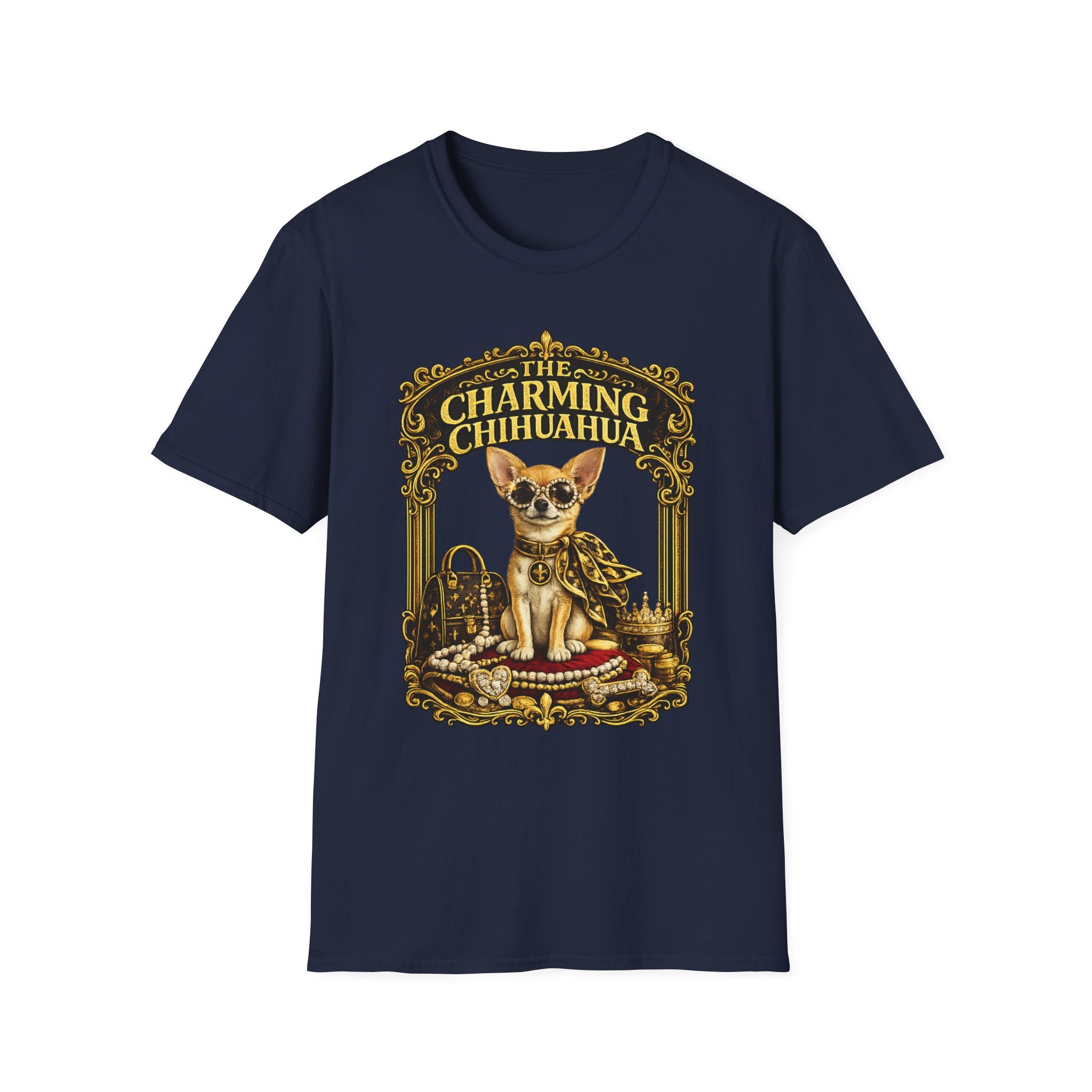 Chihuahua T-Shirt — Vintage "Charming Chihuahua"  Graphic Tee