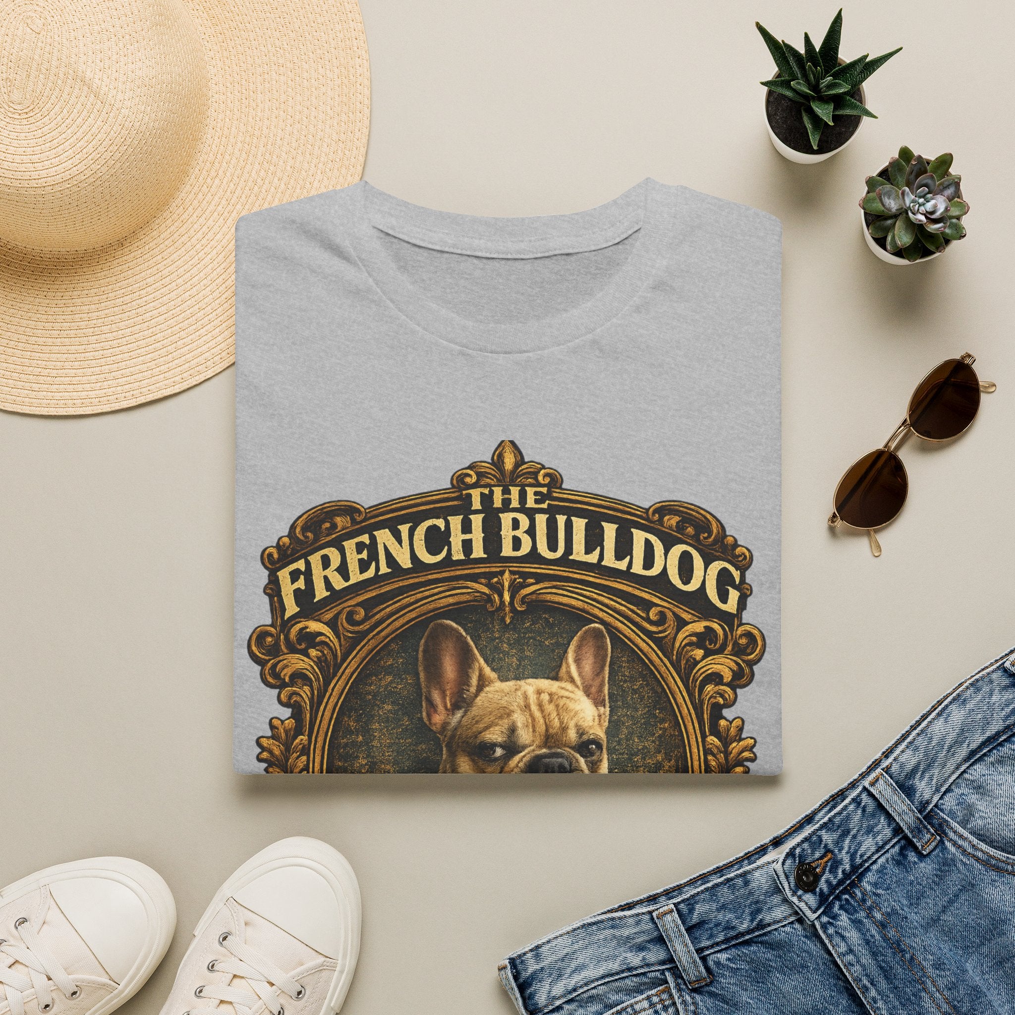 French Bulldog T-Shirt — "The French Bulldog: Master of the Side Eye" Vintage Dog Tee