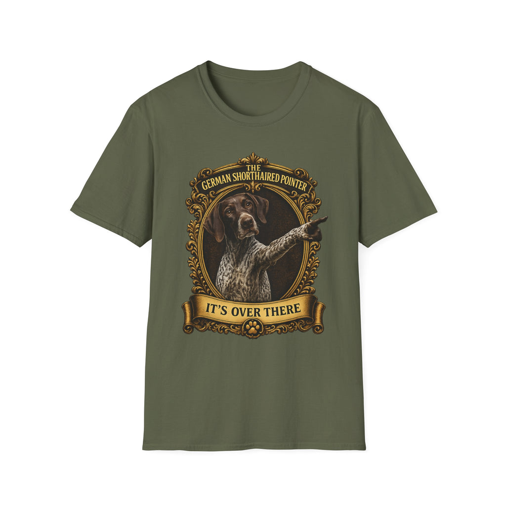 German Shorthaired Pointer T-Shirt – 'It's Over There' Dog Lover Tee