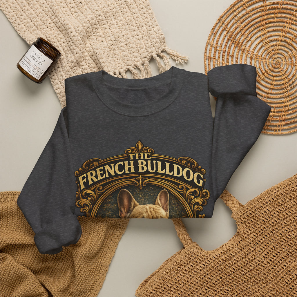 French Bulldog Sweatshirt — "Master of the Side Eye" Vintage-Style Crewneck
