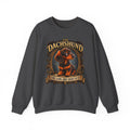 Dachshund Crewneck Sweatshirt - "The Dachshund: The Long and Short of It" Vintage Dog Portrait