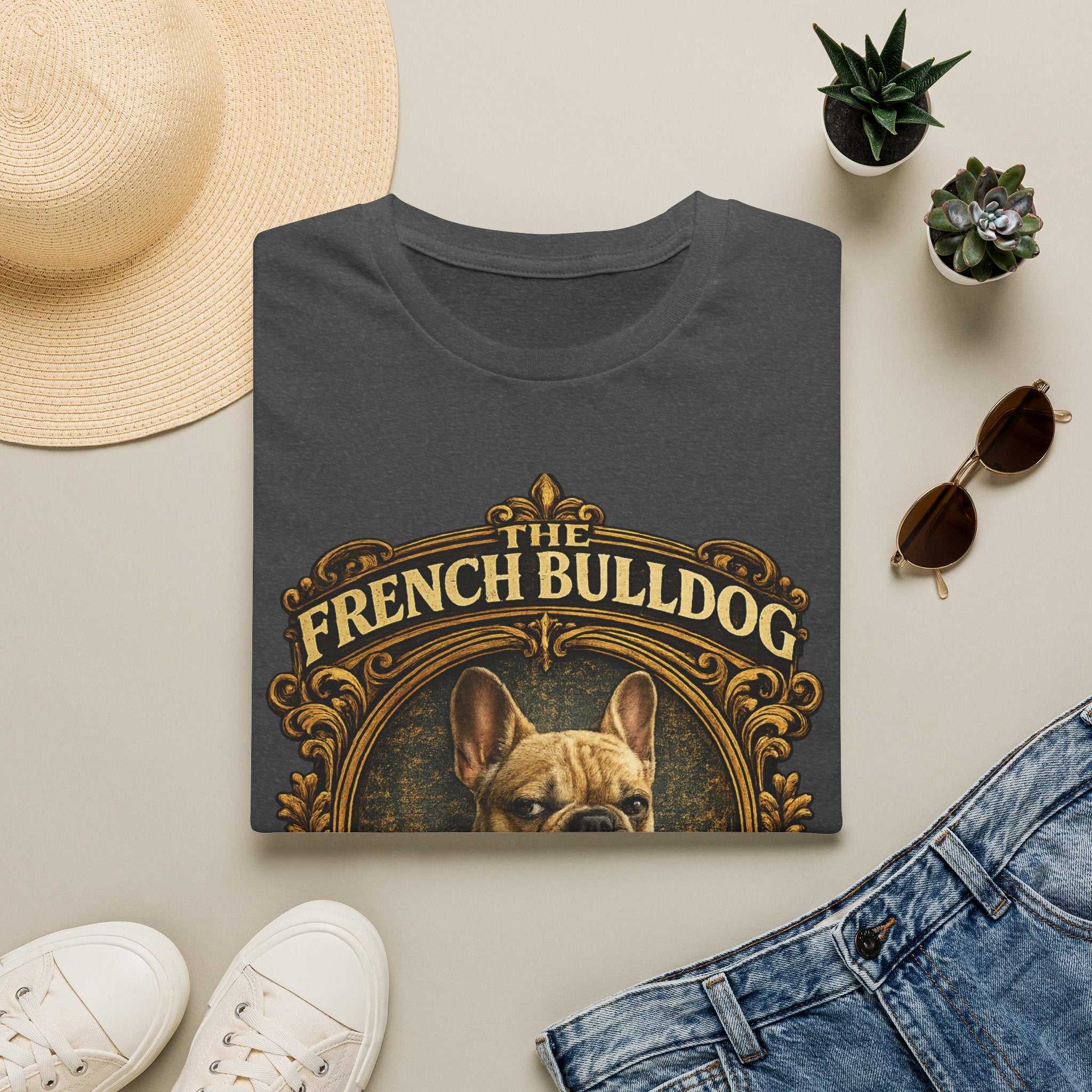 French Bulldog T-Shirt — "The French Bulldog: Master of the Side Eye" Vintage Dog Tee