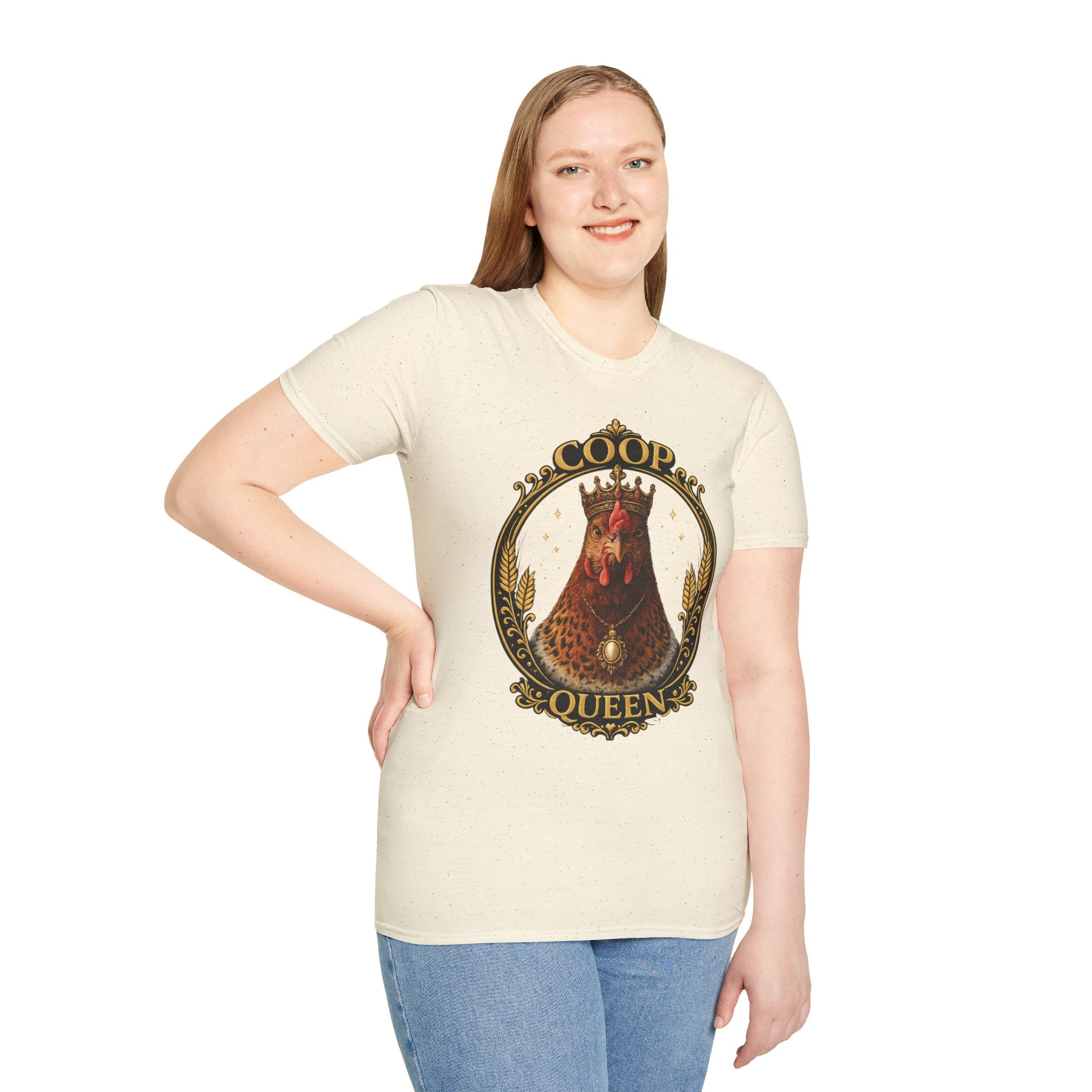 Coop Queen T-Shirt — Regal Hen Farmstead Graphic Tee