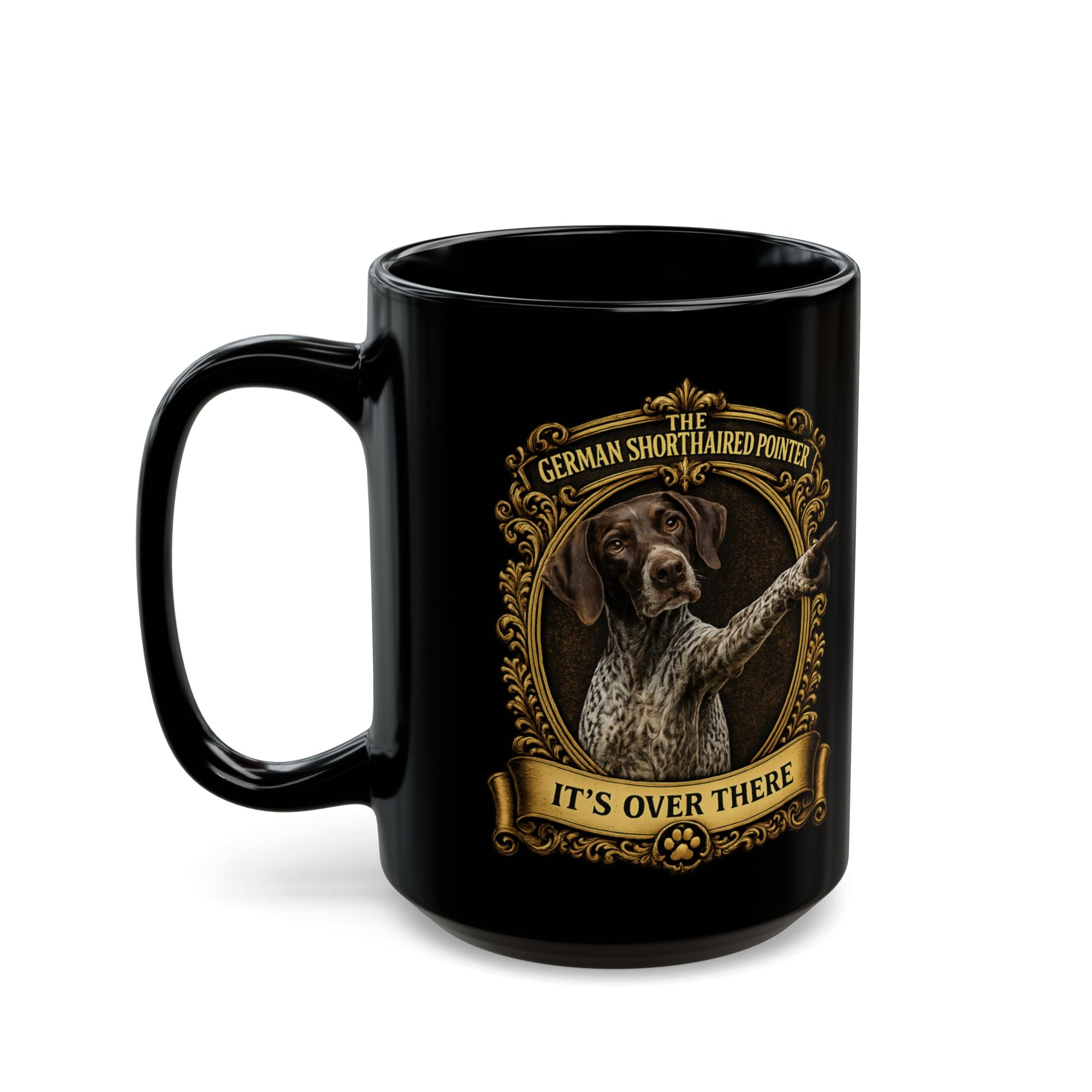 Black Mug — Vintage Motorcycle Crest Coffee Cup (11oz/15oz)