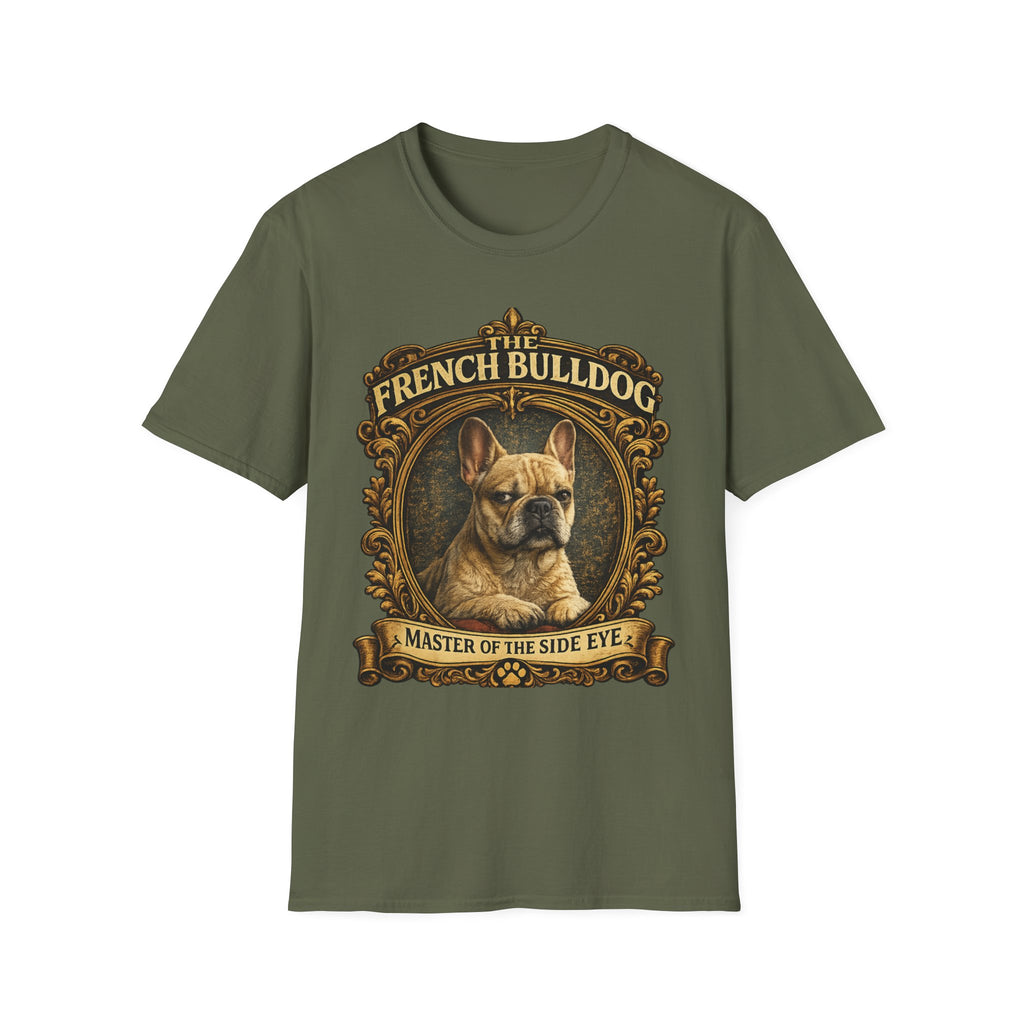 French Bulldog T-Shirt — "The French Bulldog: Master of the Side Eye" Vintage Dog Tee
