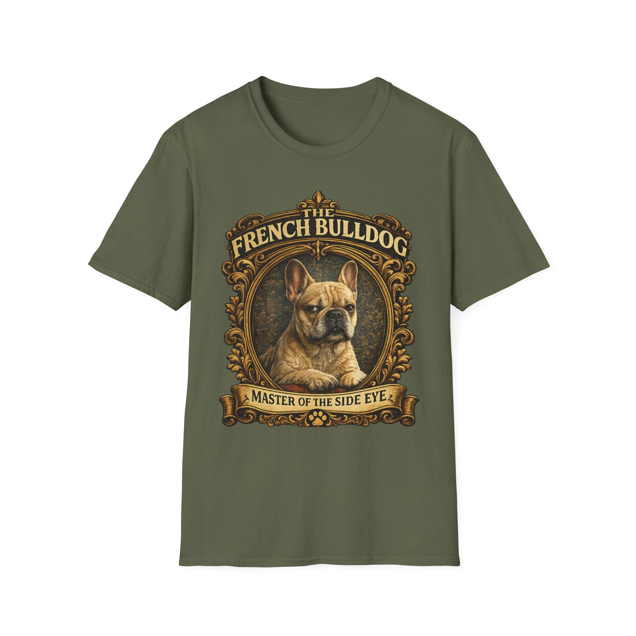 French Bulldog T-Shirt — "The French Bulldog: Master of the Side Eye" Vintage Dog Tee