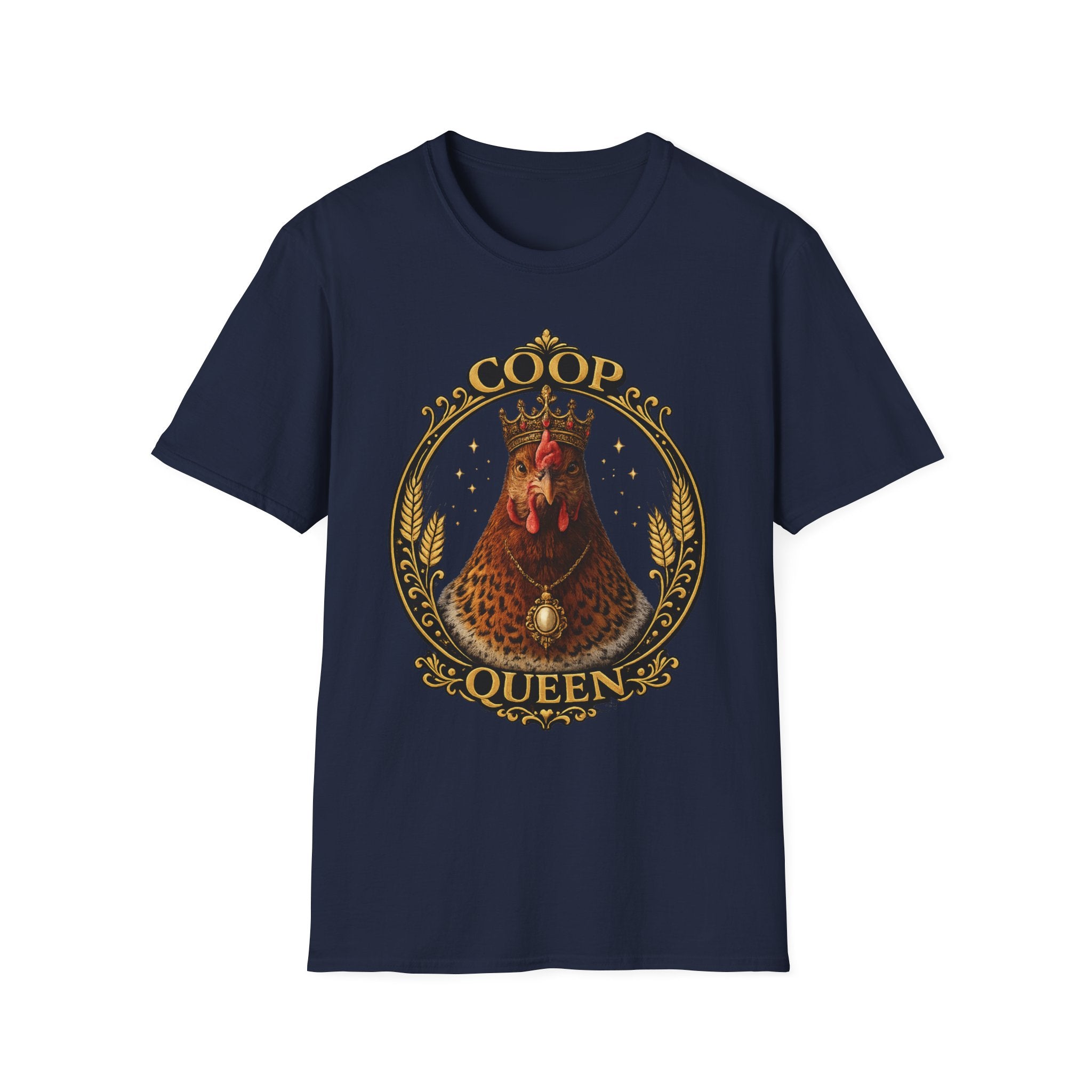 Coop Queen T-Shirt — Regal Hen Farmstead Graphic Tee