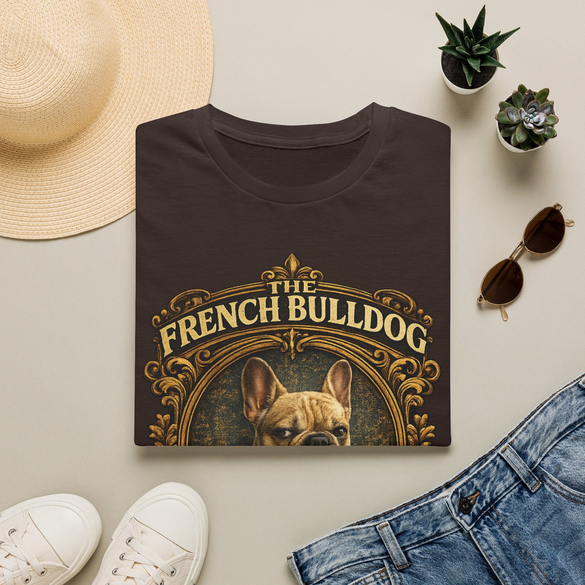 French Bulldog T-Shirt — "The French Bulldog: Master of the Side Eye" Vintage Dog Tee