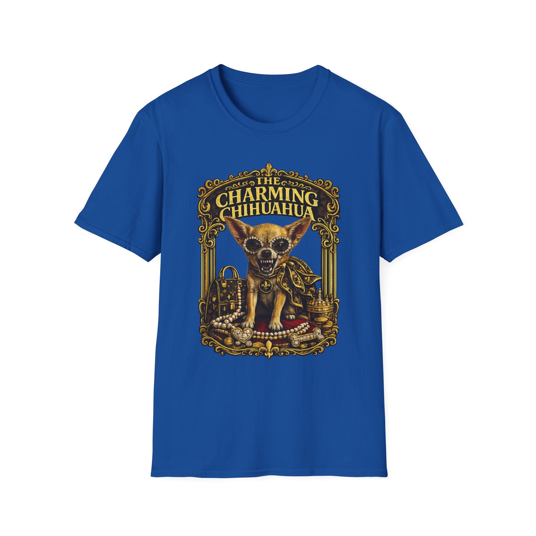 Chihuahua T‑Shirt — Vintage Ornate Dog Graphic Tee