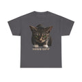 Hiss Off Cat T-Shirt — Angry Tabby Graphic Tee
