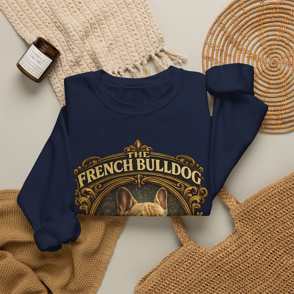 French Bulldog Sweatshirt — "Master of the Side Eye" Vintage-Style Crewneck