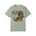 Feral but Fancy Yorkie T-Shirt – Cute Dog Graphic Tee for Pet Lovers