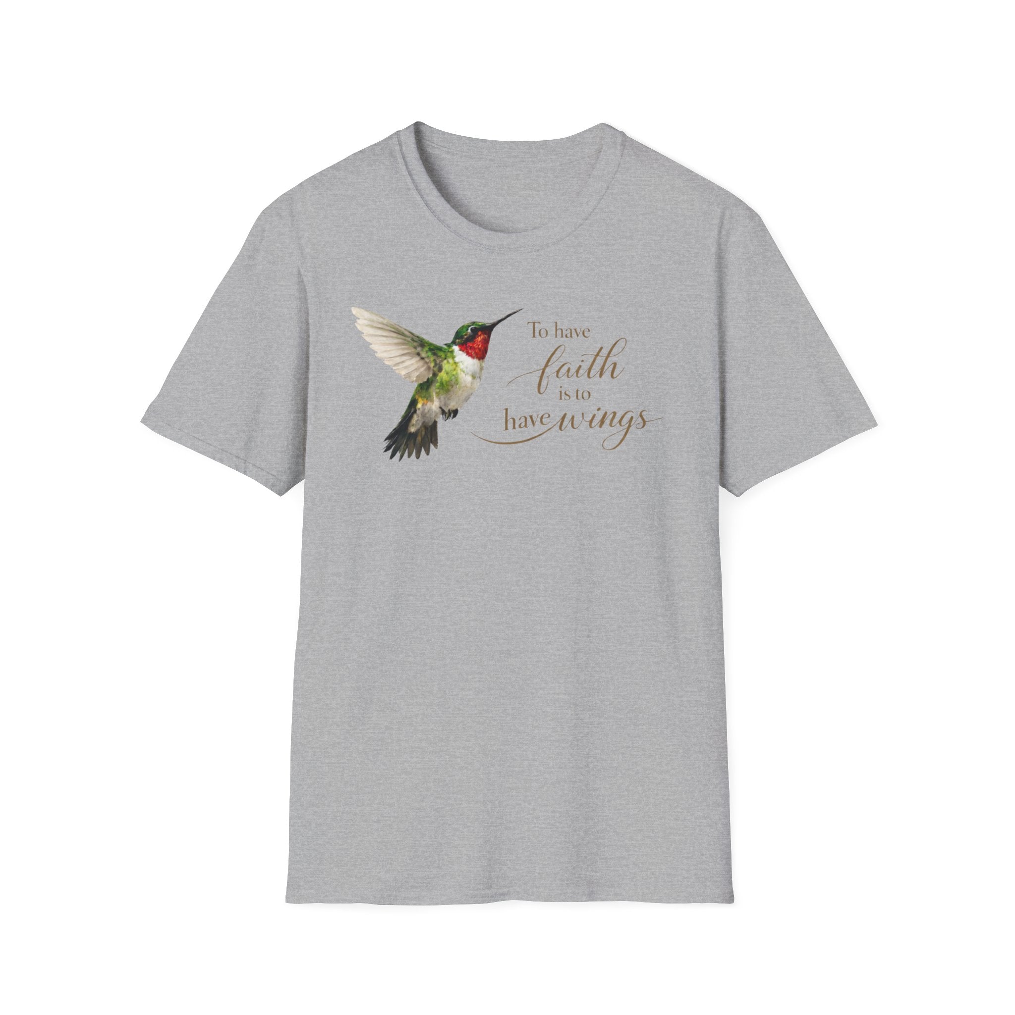 Hummingbird 'To Have Faith Is To Have Wings' T-Shirt