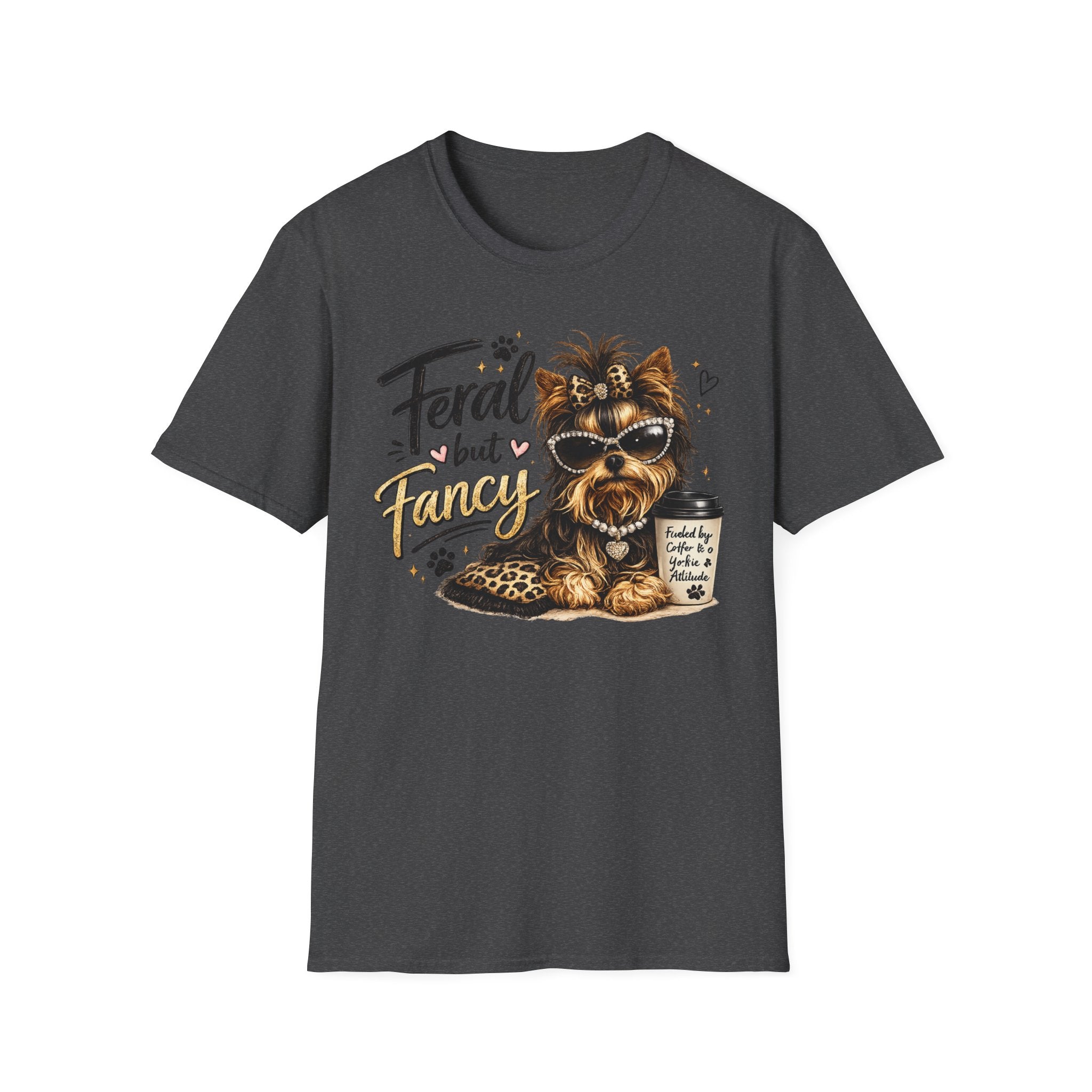 Feral But Fancy Yorkie T‑Shirt