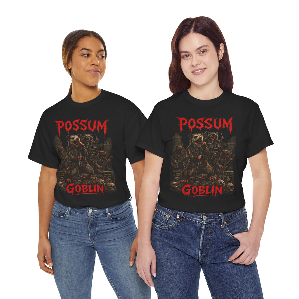 Possum Goblin T-Shirt — Horror Graphic Tee for Fans of Creepy, Gothic Style