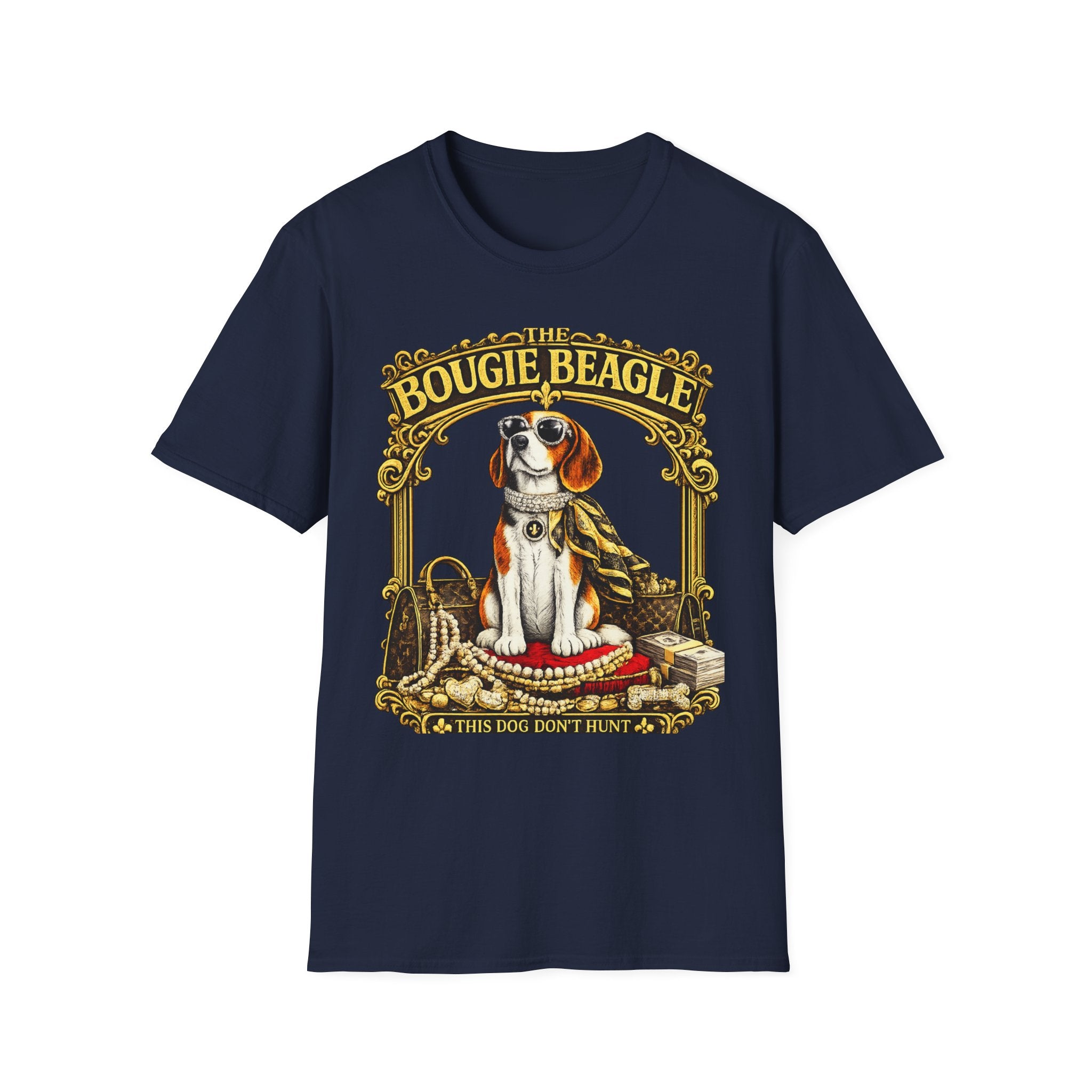 Beagle T-Shirt — Vintage Pampered Dog Graphic Tee